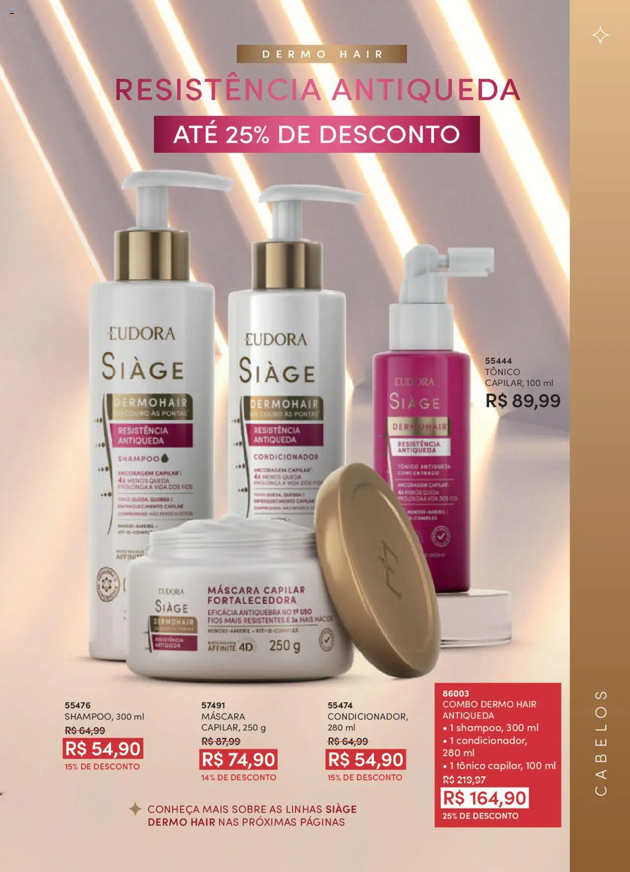 Eudora Folheto - válido de 08.09.2025 | Página: 83 | Produtos: Shampoo, Tônico, Condicionador