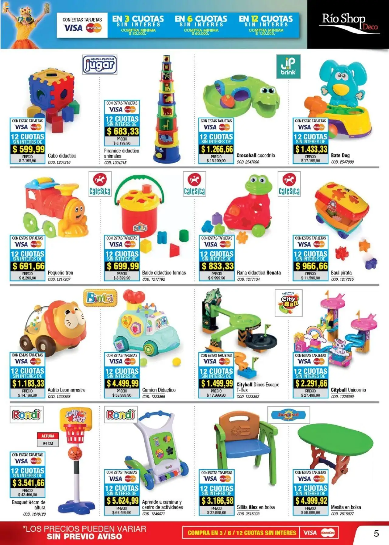 Río Shop Deco catálogo │ válido desde el 01.08.2025 | Página: 5 | Productos: Bolsa