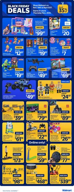 Preview of Walmart weekly flyer from shop Walmart valid from 20.11.2025 | Page: 22 | Products: Gloves, Video