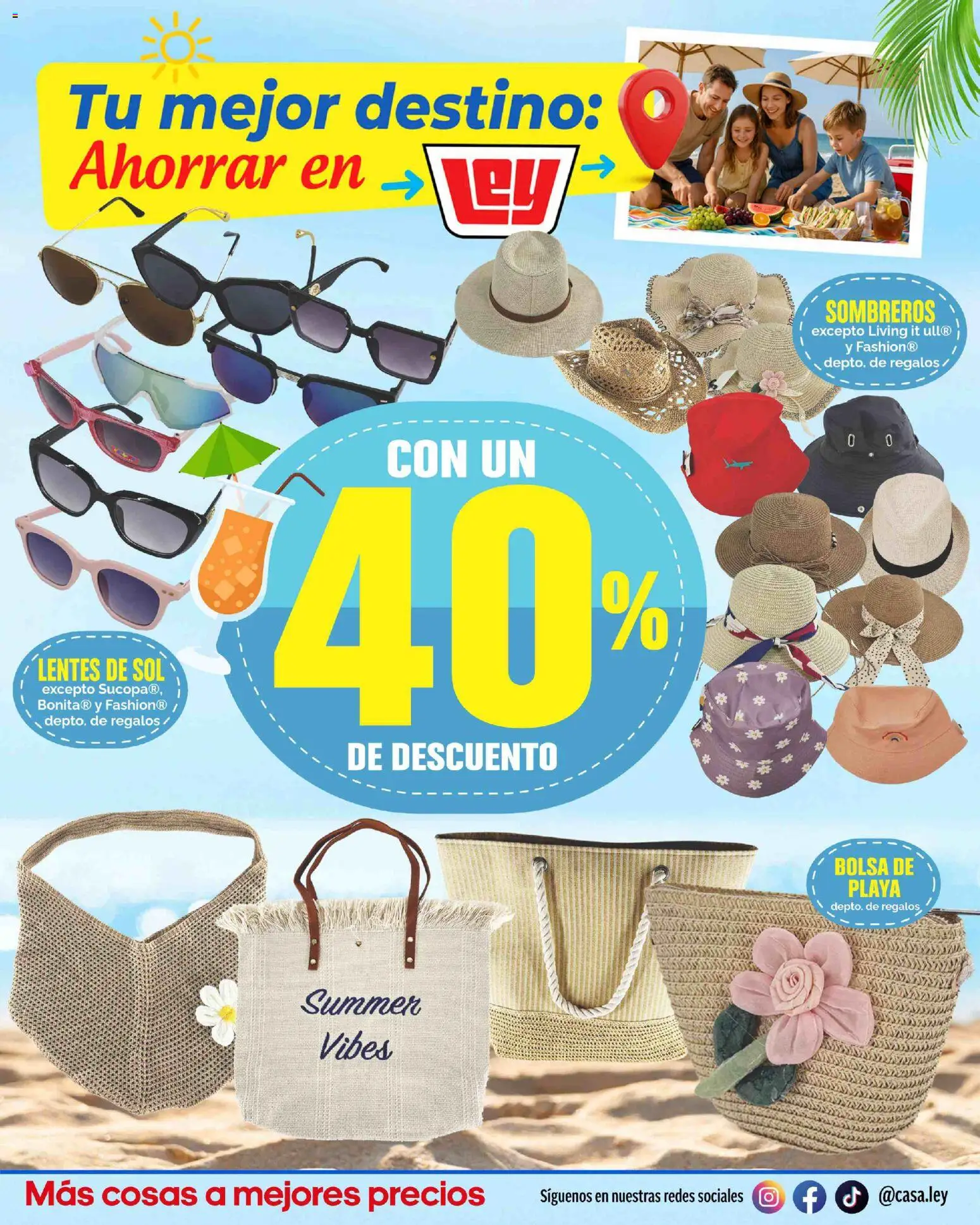 Nuevas ofertas de Casa Ley válidas en toda la República Mexicana desde el 20.03.2026. ¡Encuentra las mejores ofertas en Casa Ley folleto Tu mejor destino ! | Página: 31 | Productos: Lentes, Bolsa, Lentes de sol