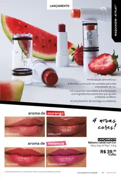 Mary Kay - Catálogo Janeiro/Fevereiro 2026 - Pré-Visualização do folheto da loja Mary Kay, válido de 01.01.2026 | Página: 27 | Produtos: Melancia, Maquiagem