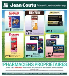 Preview of Jean Coutu weekly flyer from shop Jean Coutu valid from 09.10.2025