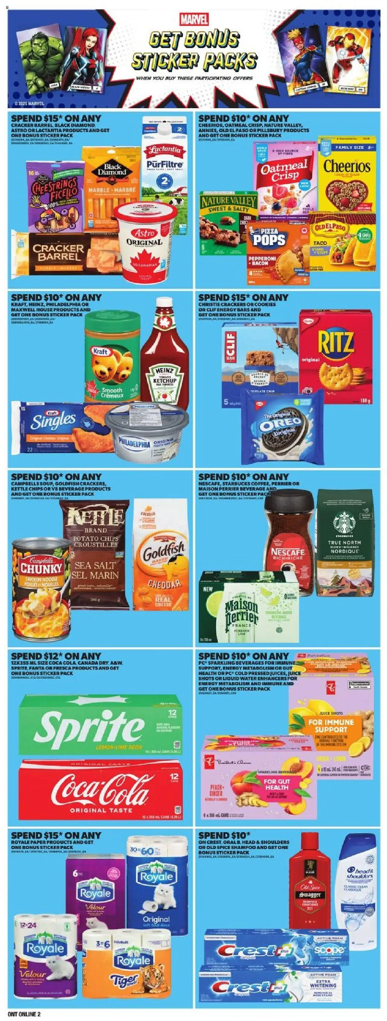 Loblaws flyer valid from 25.09.2025 | Page: 9 | Products: Chips, Ketchup, Kettle, Chicken