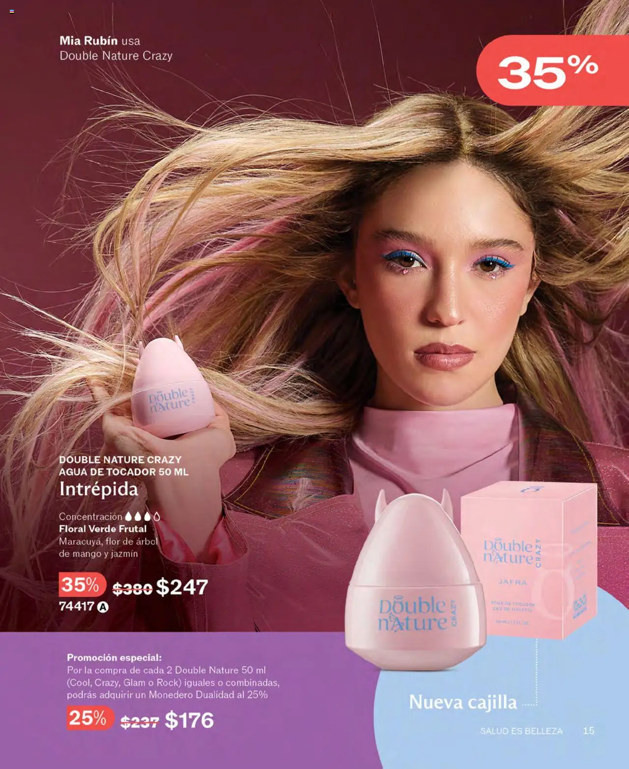 Nuevas ofertas de JAFRA válidas en toda la República Mexicana desde el 01.07.2025. ¡Encuentra las mejores ofertas en JAFRA catálogo! | Página: 15