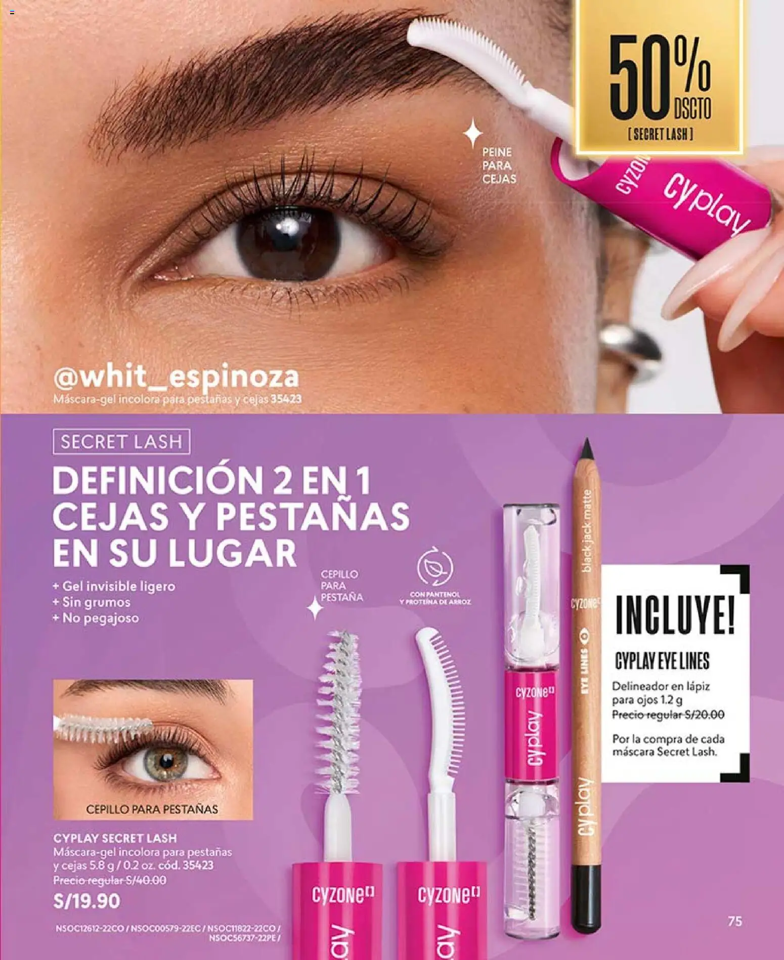 Catálogo CyZone válido desde 04.04.2026 | Página: 87 | Productos: Máscara, Delineador, Arroz