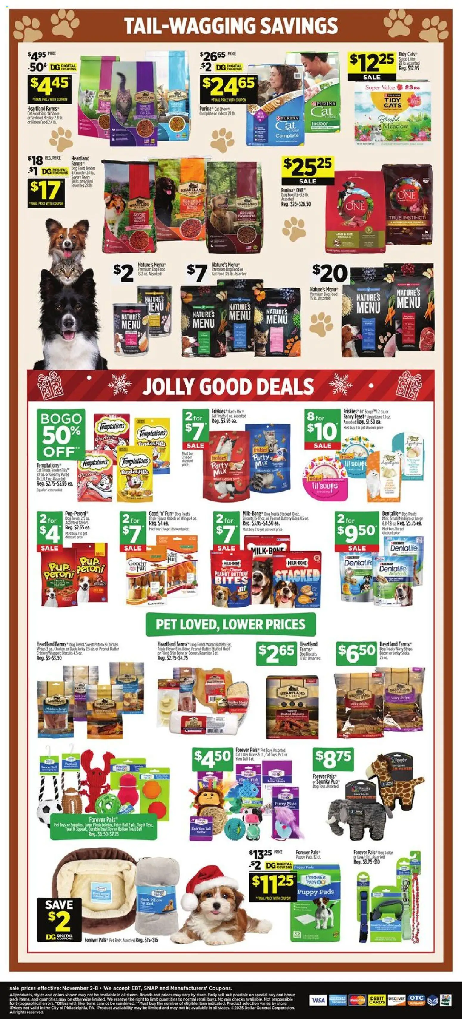 Dollar General Weekly Ad - TX - valid from 02.11.2025 | Page: 18 | Products: Pet Toys, Dog collar, Pads, Water