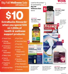 Preview of CVS Pharmacy weekly ads valid from 14.09.2025