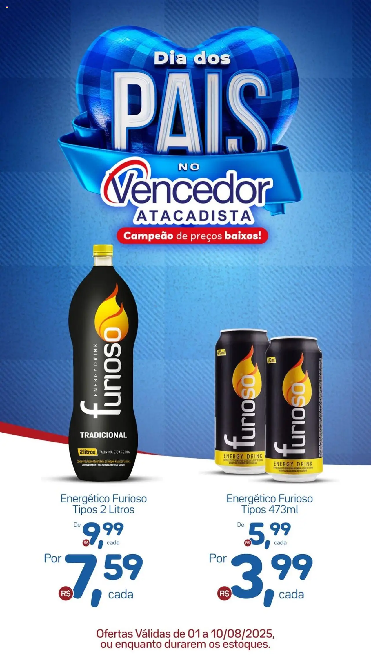 Vencedor Atacadista Folheto - válido de 01.08.2025 | Página: 5 | Produtos: Energético, Base
