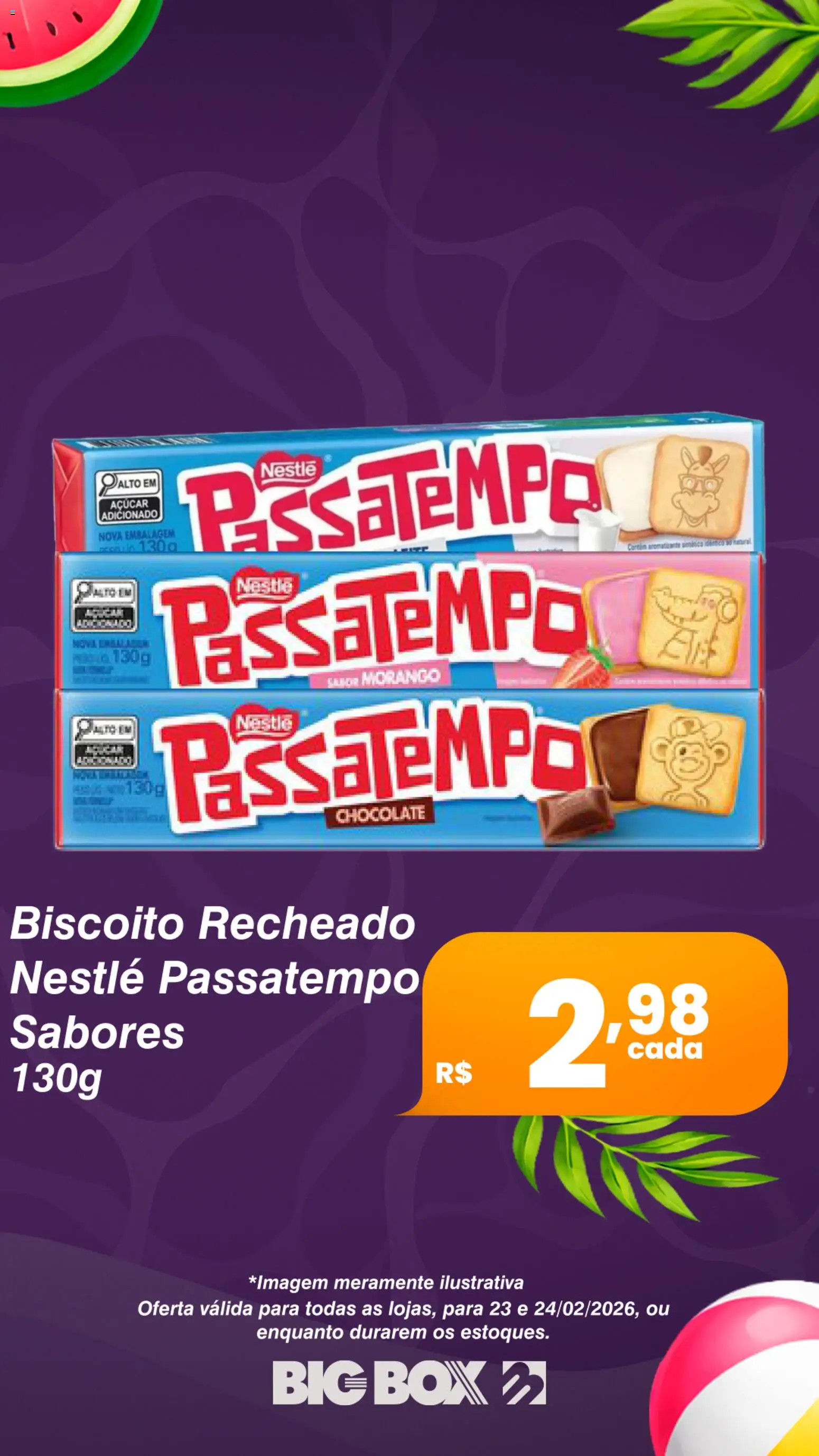 Big Box Folheto - válido de 23.02.2026 | Página: 7 | Produtos: Biscoito, Chocolate, Açúcar, Biscoito recheado