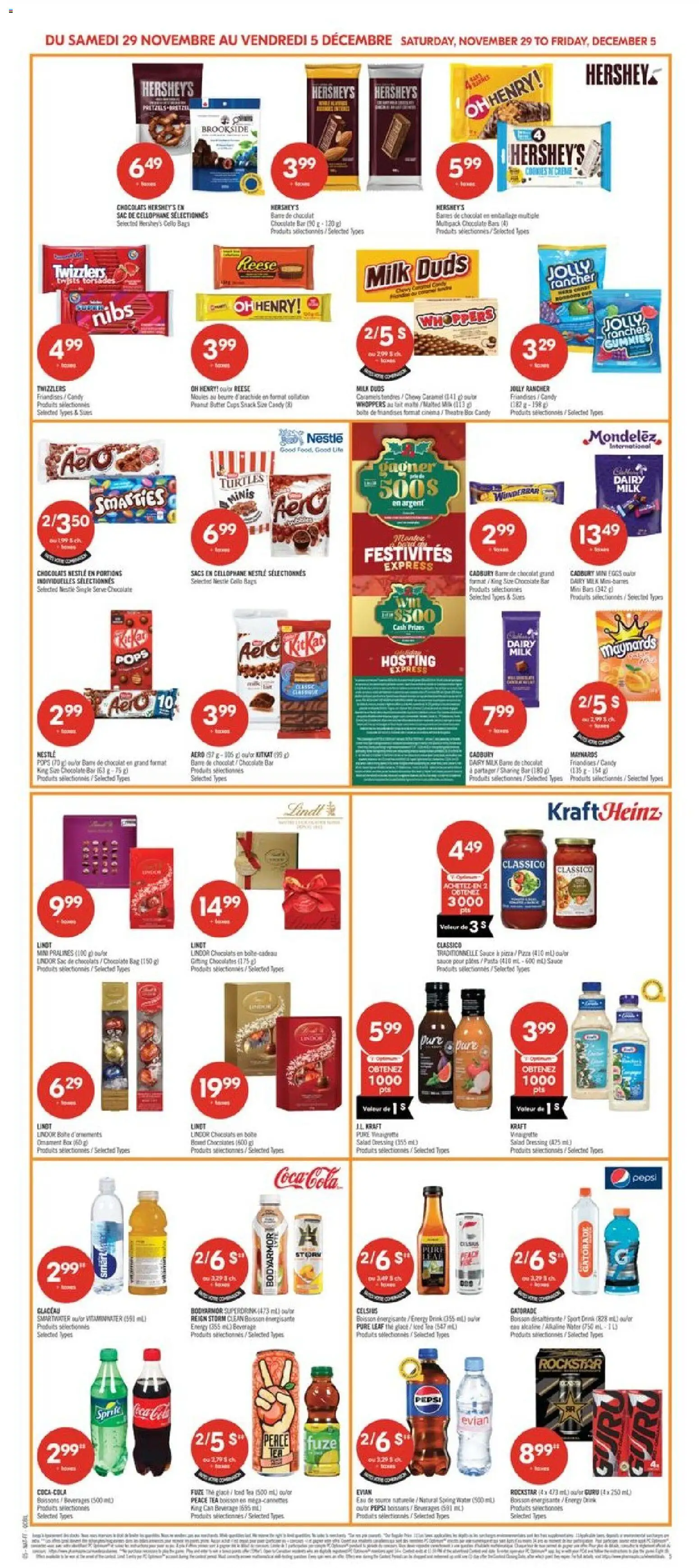 Pharmaprix flyer valid from 29.11.2025 | Page: 17 | Products: Tea, Pasta, Box, Milk