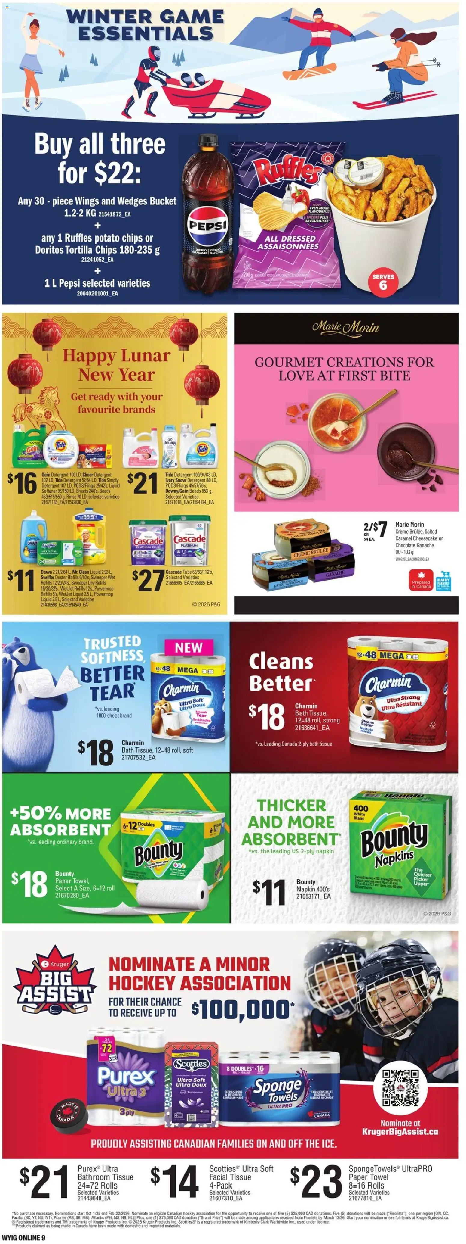 Loblaws flyer valid from 12.02.2026 | Page: 16 | Products: Sponge, Detergent, Bath, Chocolate