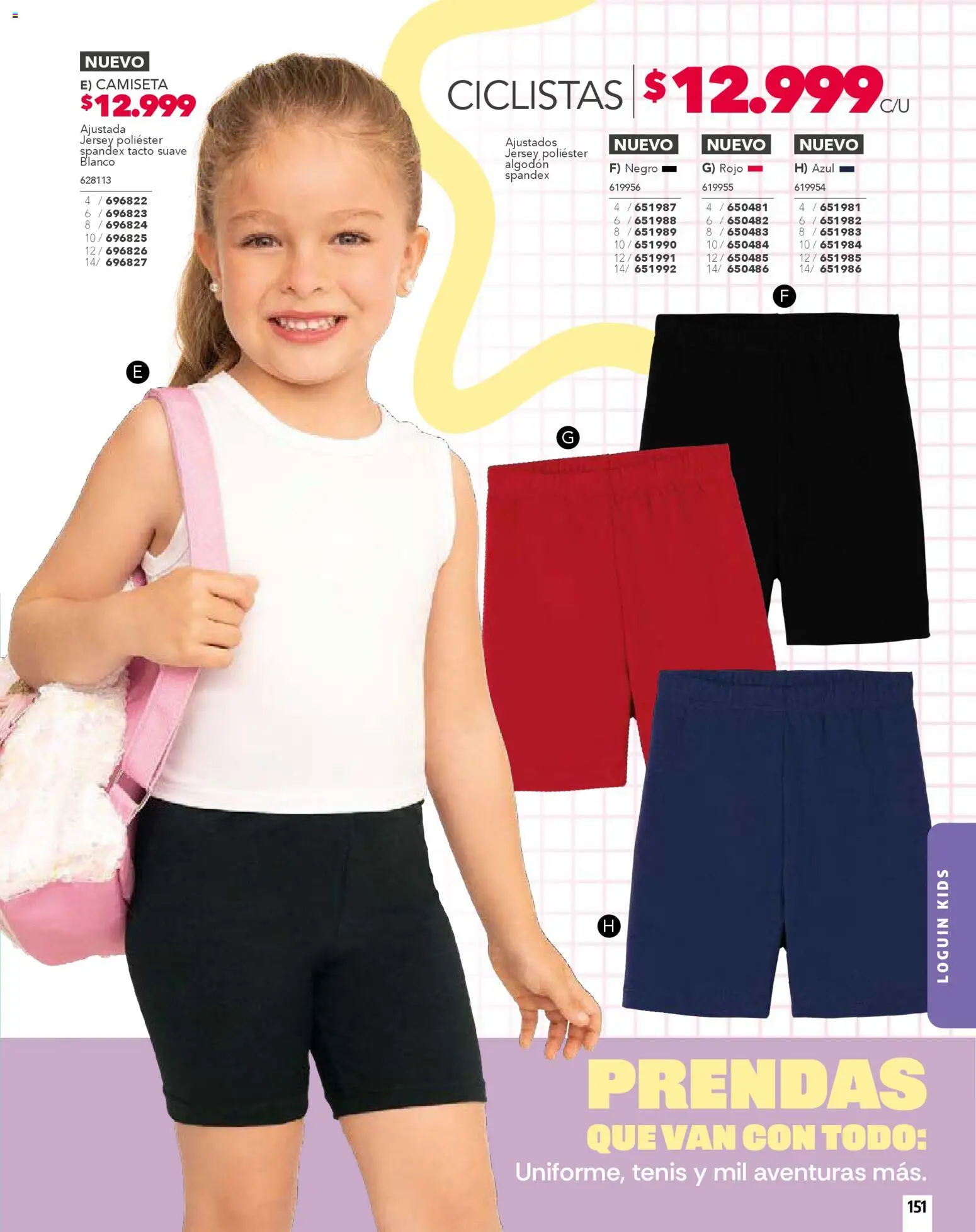 Carmel revista - valida desde el 01.02.2026 | Página: 151 | Productos: Algodón, Camiseta, Tenis