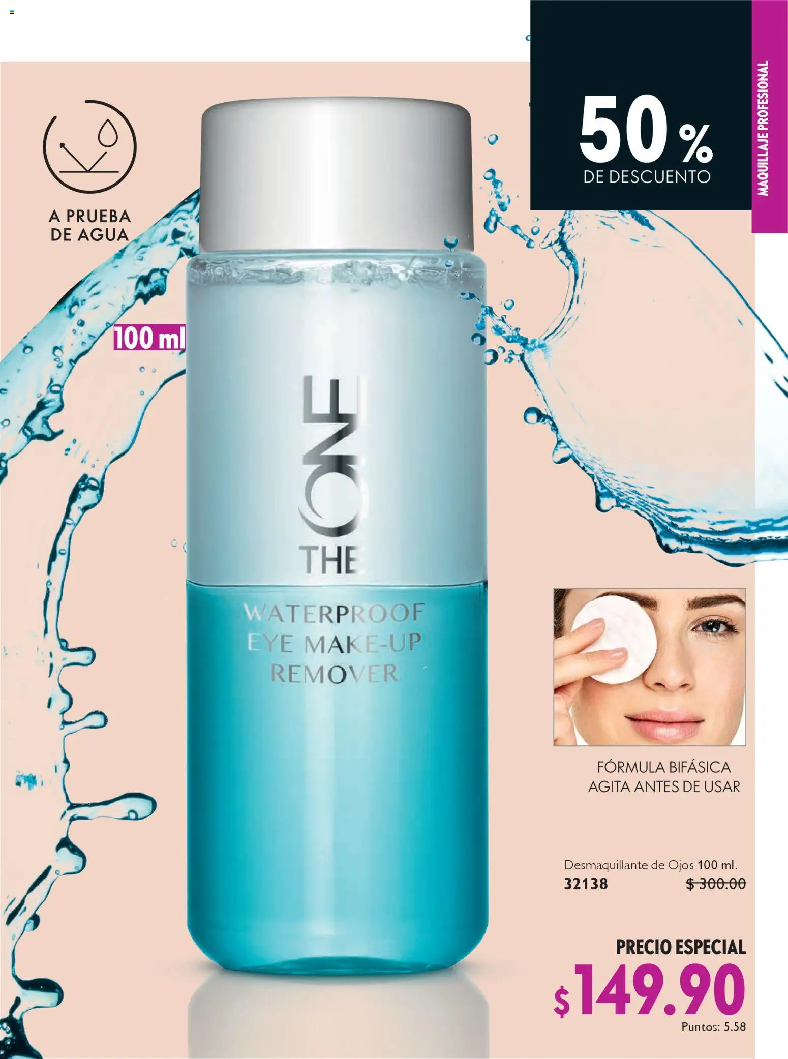 Nuevas ofertas de Oriflame válidas en toda la República Mexicana desde el 27.12.2025. ¡Encuentra las mejores ofertas en Oriflame campaña 1 2026! | Página: 19 | Productos: Agua, Desmaquillante, Maquillaje, Desmaquillante de ojos