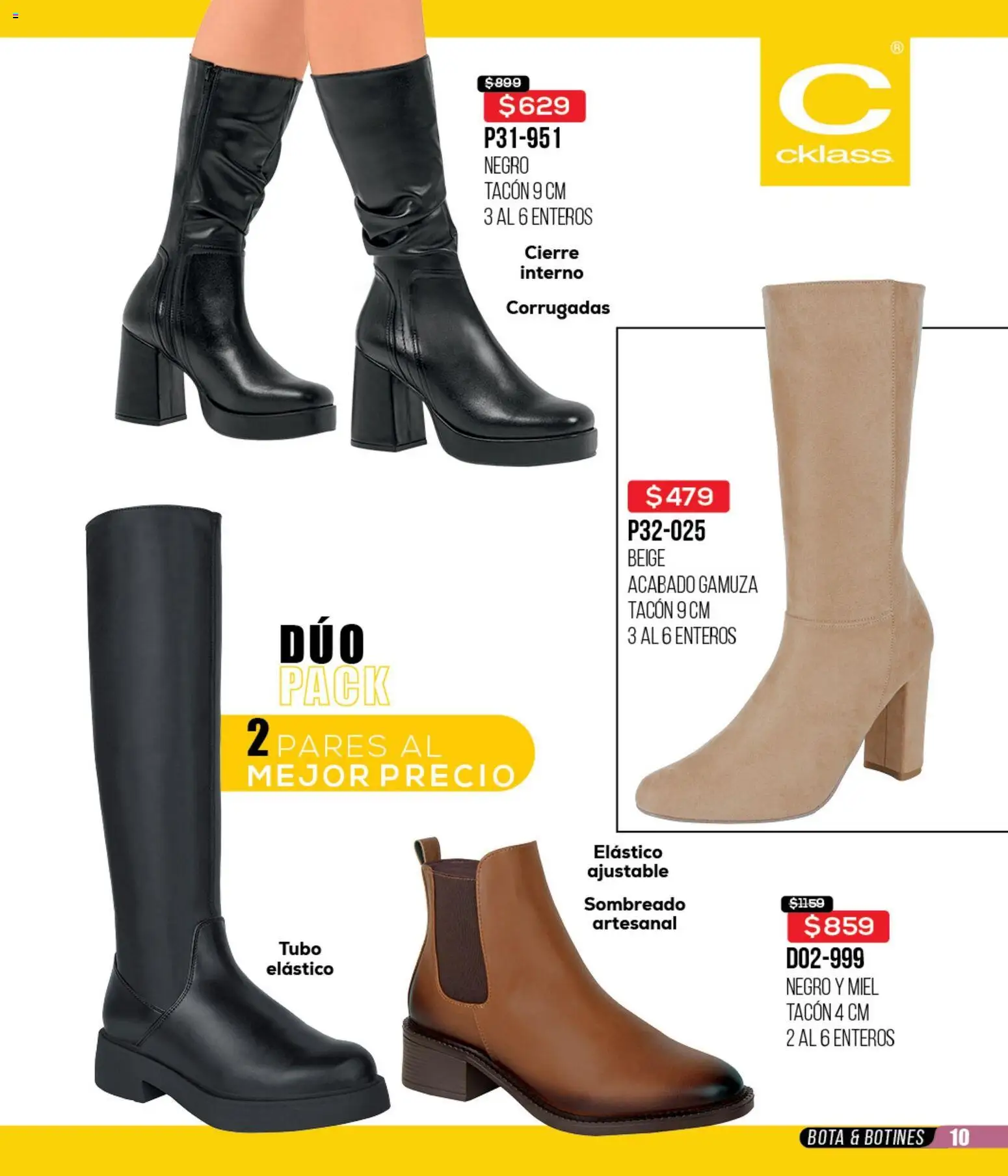 Nuevas ofertas de Cklass válidas en toda la República Mexicana desde el 12.01.2026. ¡Encuentra las mejores ofertas en Cklass catálogo Mega Ofertas Ropa! | Página: 174 | Productos: Gamuza, Botines