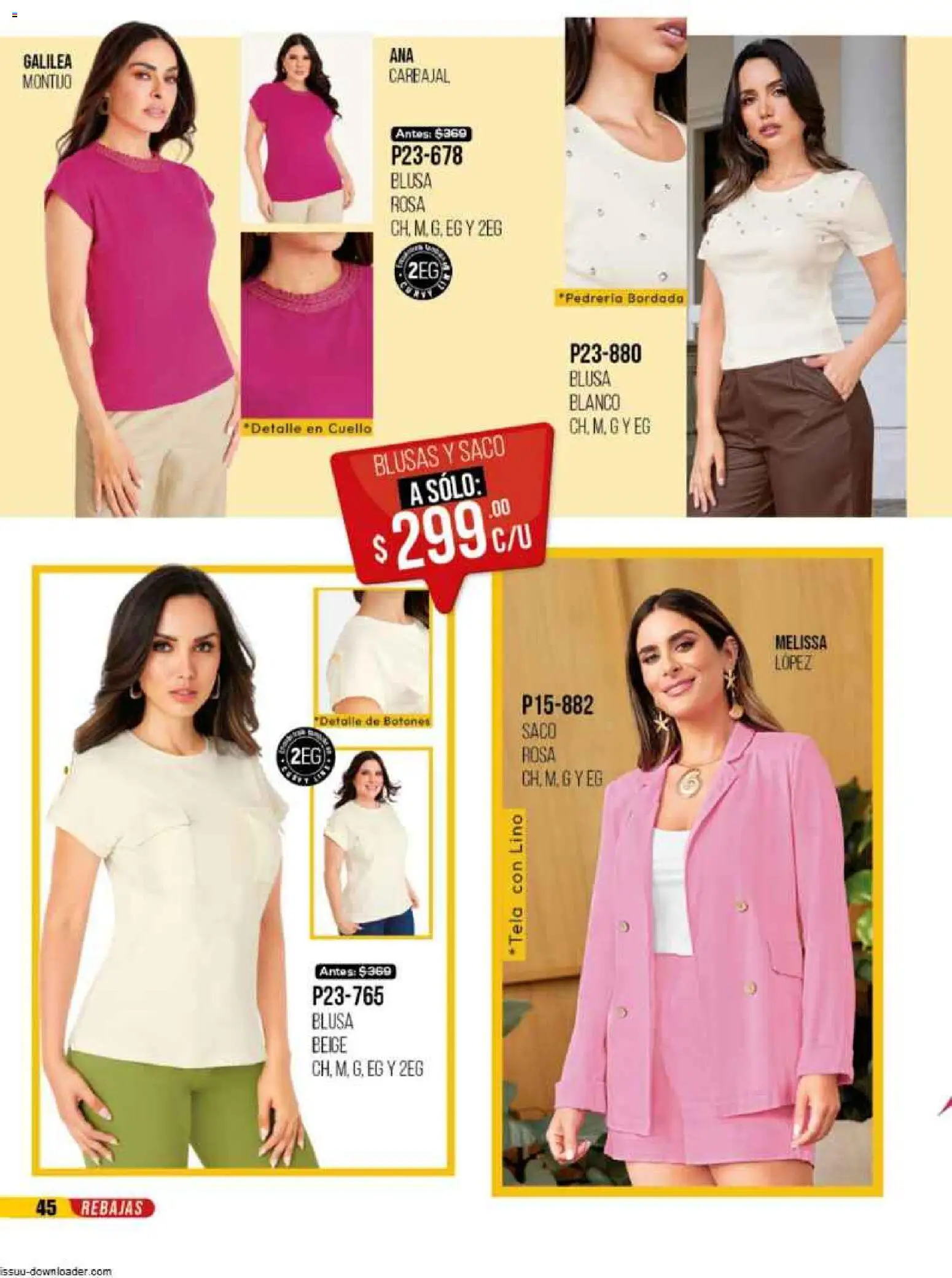 Nuevas ofertas de Cklass válidas en toda la República Mexicana desde el 31.10.2025. ¡Encuentra las mejores ofertas en Cklass catálogo Super Rebajas Ropa! | Página: 48 | Productos: Blusa