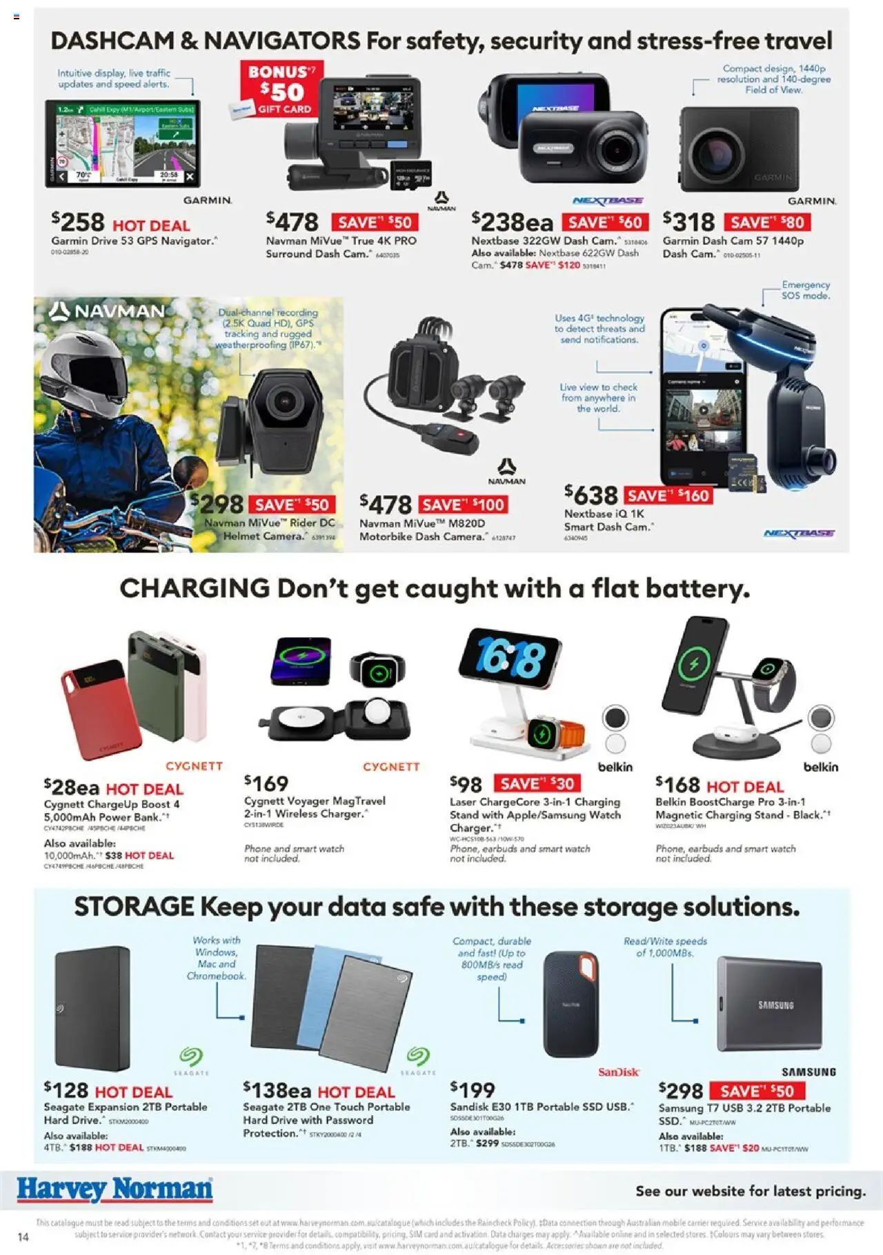 Harvey Norman catalogue - valid from 14.08.2025 | Page: 14 | Products: Phone, Watch, Usb, Portable