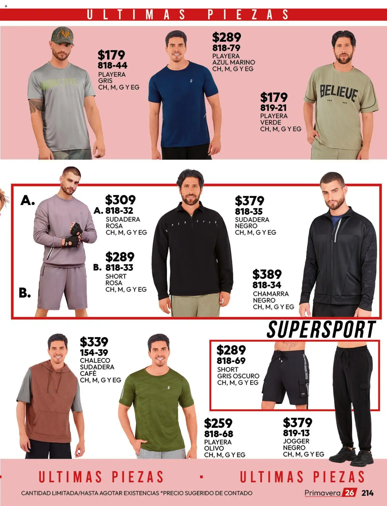 Nuevas ofertas de Cklass válidas en toda la República Mexicana desde el 02.01.2026. ¡Encuentra las mejores ofertas en Cklass catálogo Urban! | Página: 352 | Productos: Chaleco, Café, Playera, Short