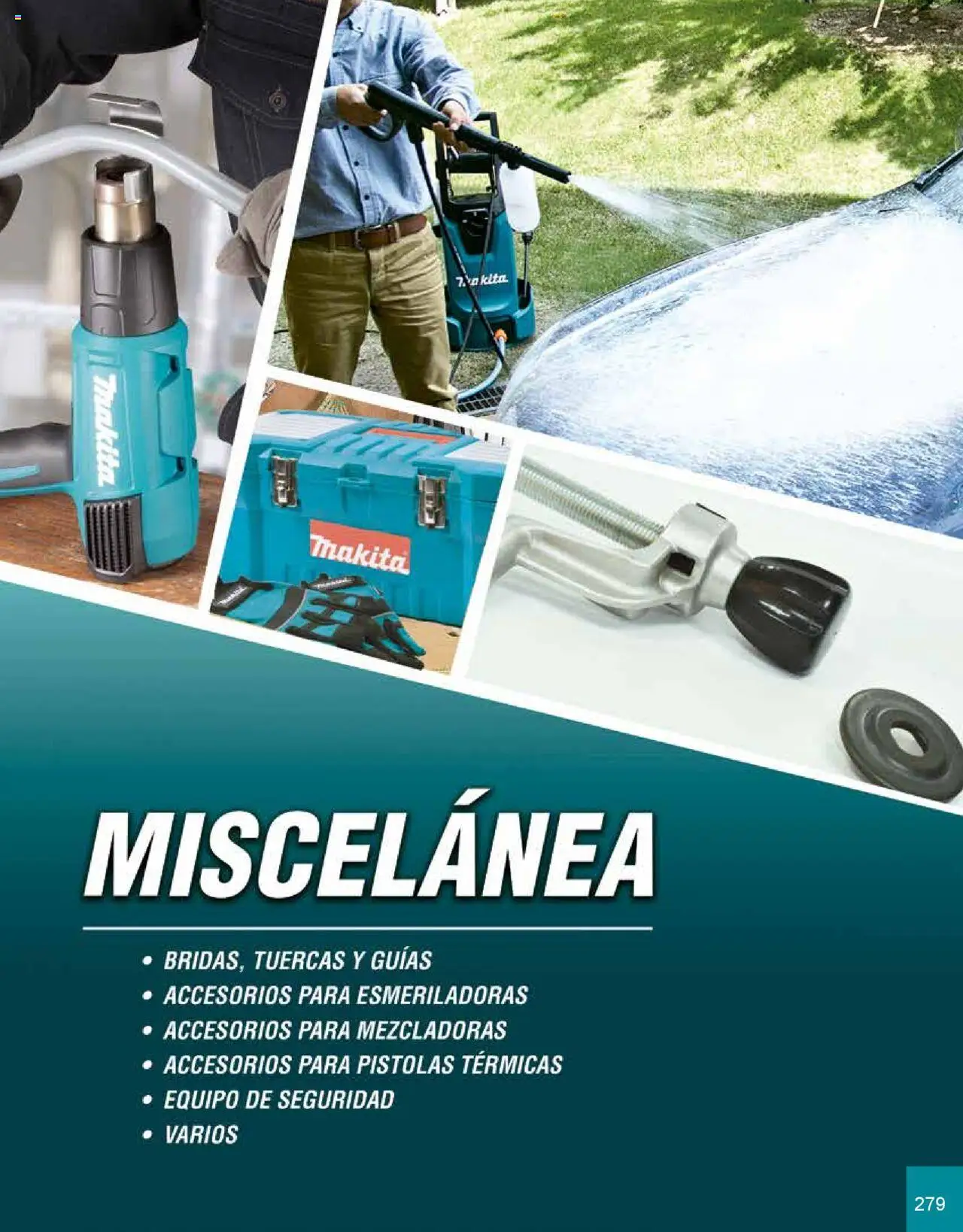 Nuevas ofertas de Makita válidas en toda la República Mexicana desde el 08.07.2024. ¡Encuentra las mejores ofertas en Makita catálogo Accesorios! | Página: 279