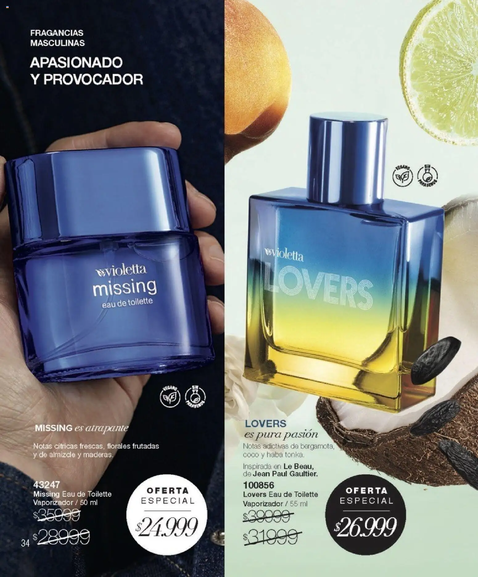 Violetta catálogo │ válido desde el 01.12.2025 | Página: 34 | Productos: Jean, Eau de toilette