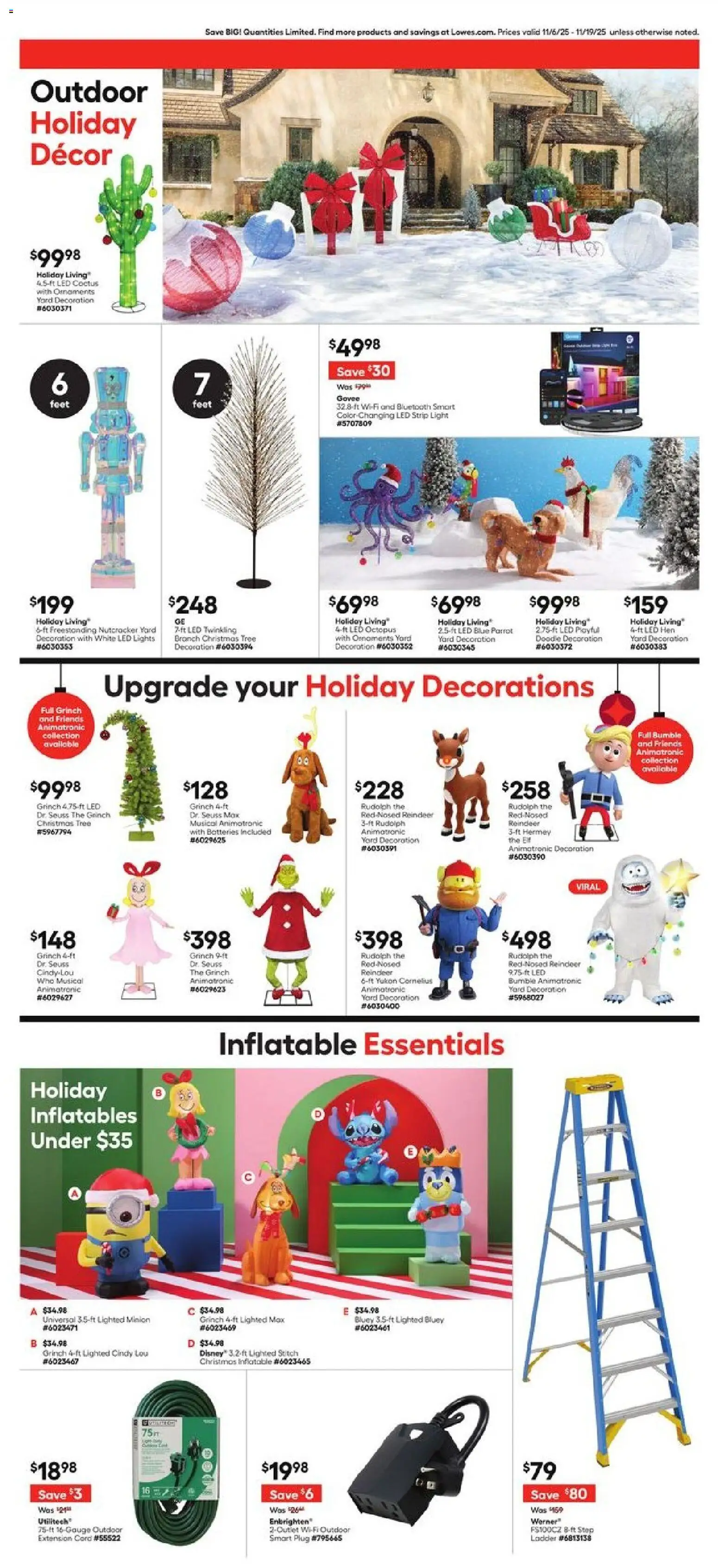 Lowe's Weekly Ad - valid from 06.11.2025 | Page: 3 | Products: Ladder