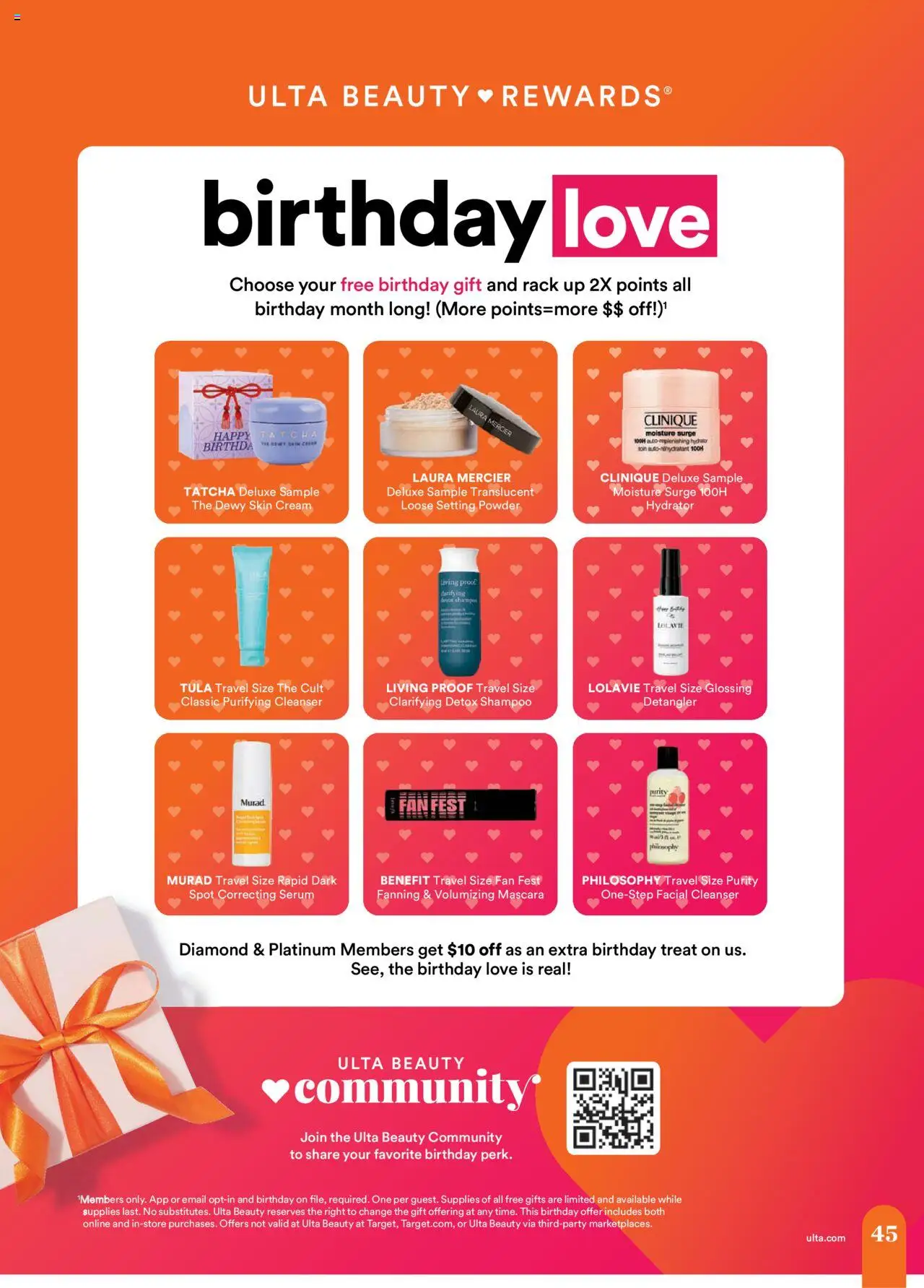 Ulta Beauty Weekly Ad - valid from 03.08.2025 | Page: 45 | Products: Powder, Mascara, Shampoo, Cream
