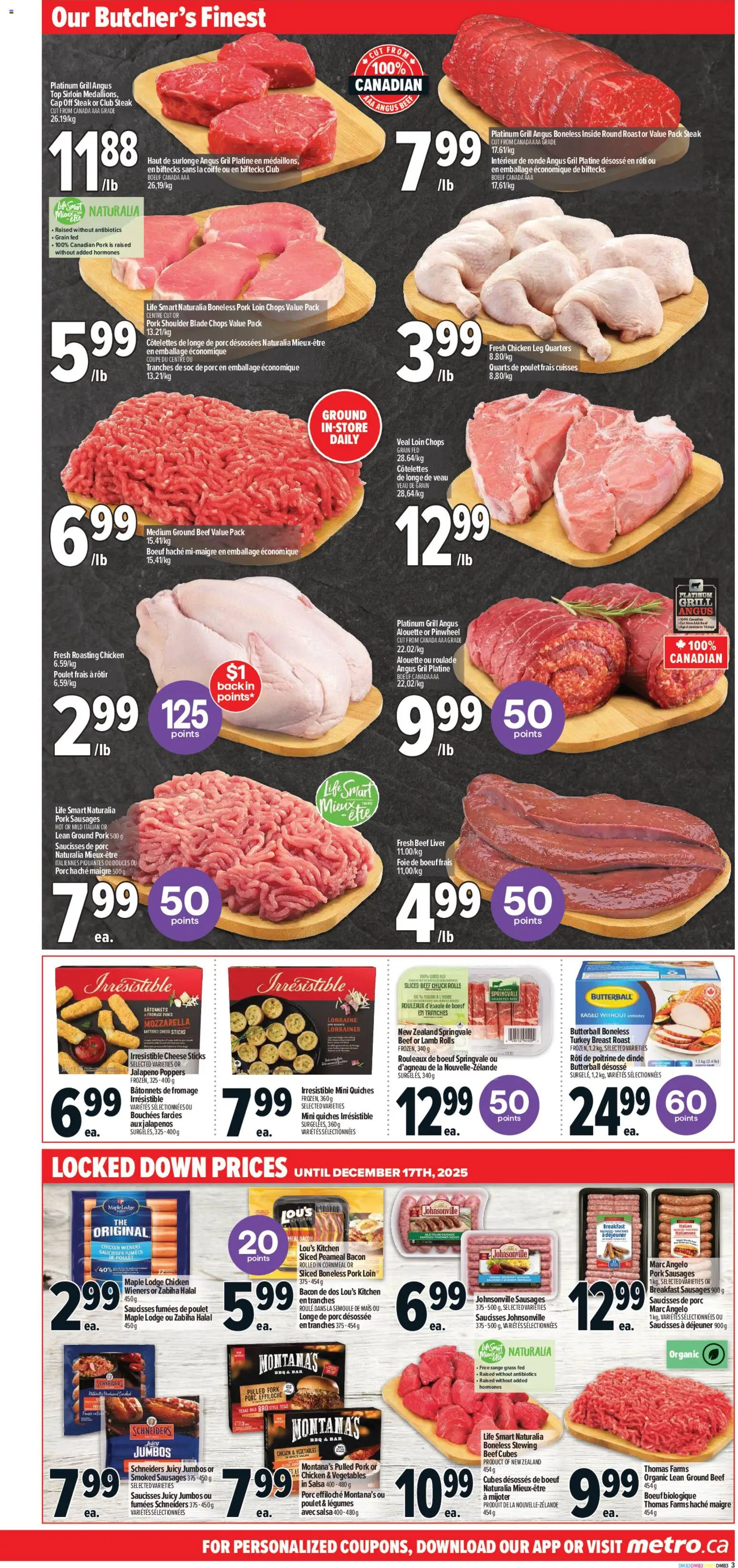 Metro flyer valid from 20.11.2025 | Page: 8 | Products: Turkey, Cheese, Chicken, Pork