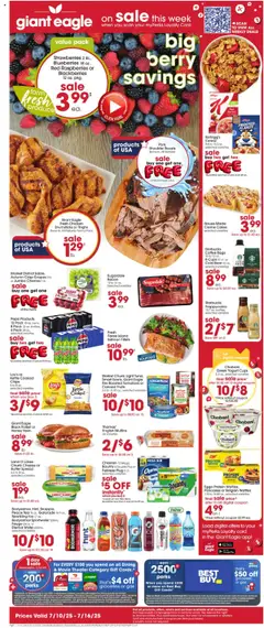 Preview of Giant Eagle weekly ads valid from 10.07.2025
