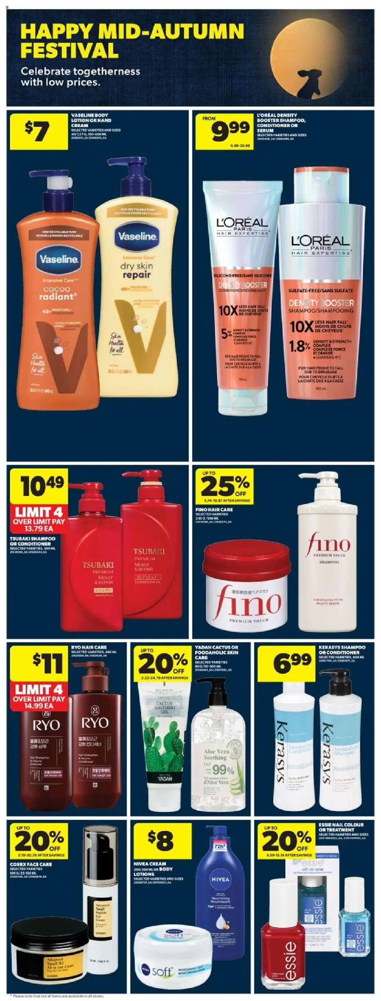 Real Canadian Superstore flyer valid from 18.09.2025 | Page: 28 | Products: Cream, Case, Shampoo, Conditioner