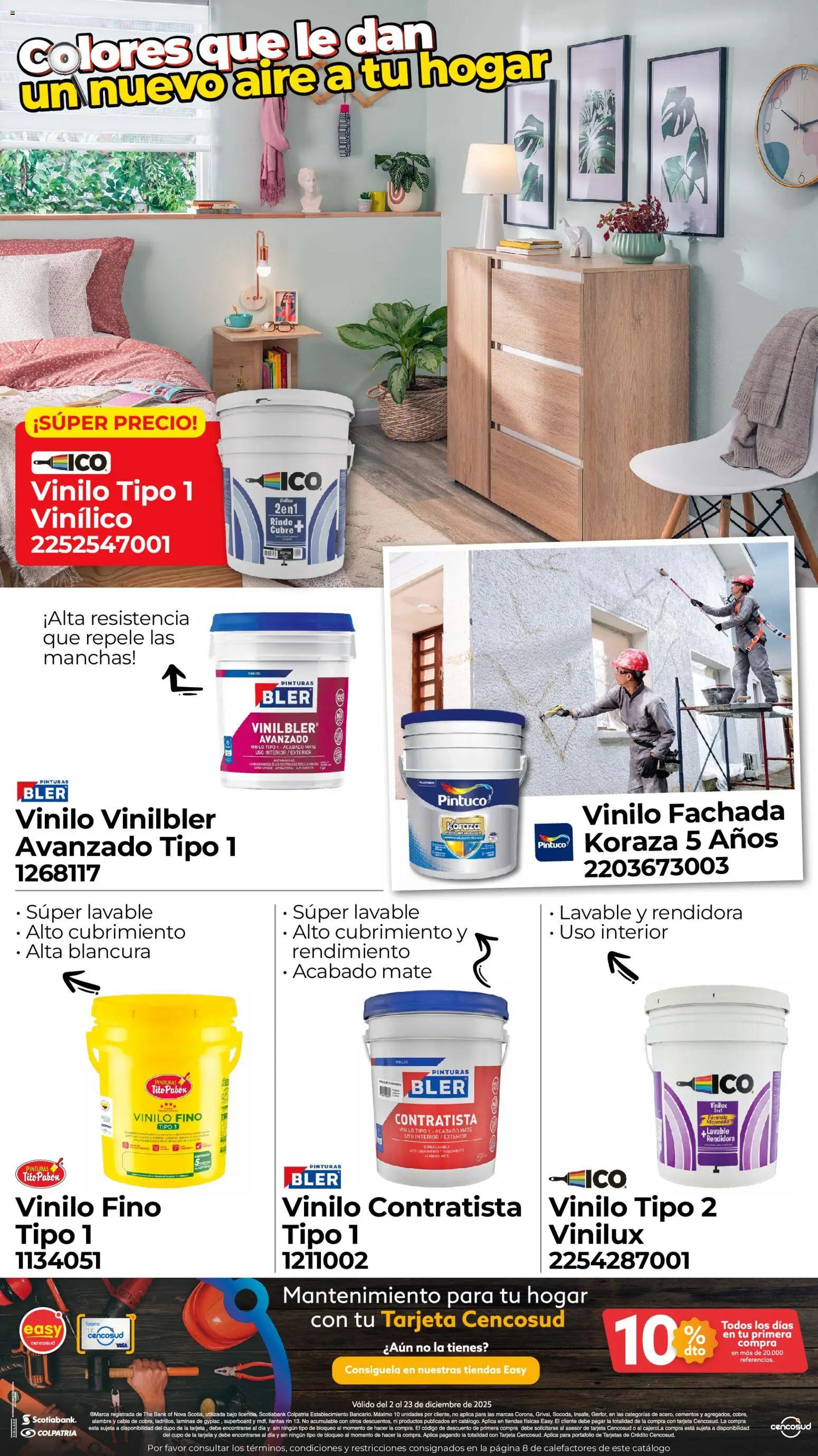 Easy revista - valida desde el 02.12.2025 | Página: 2 | Productos: Pintura, Cable, Vinílico