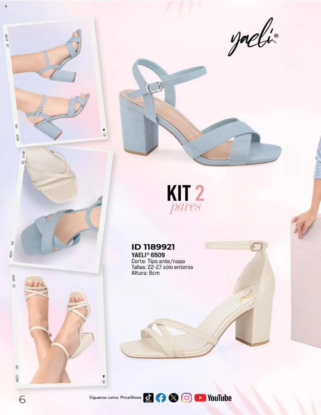 Nuevas ofertas de Price Shoes válidas en toda la República Mexicana desde el 11.03.2025. ¡Encuentra las mejores ofertas en Price Shoes catálogo Sandalias Kits 2025! | Página: 6