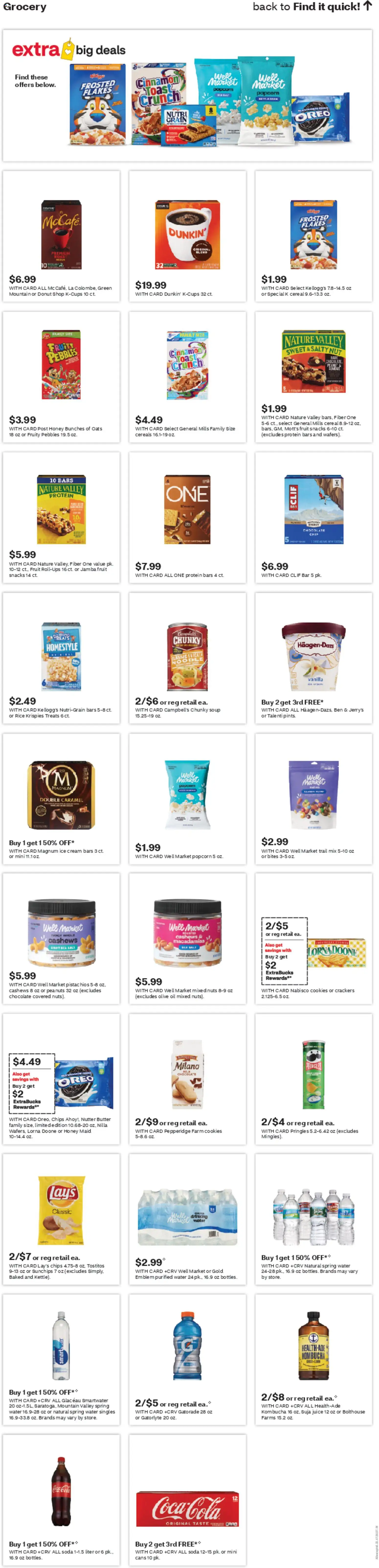 CVS Pharmacy Weekly Ad - VA - valid from 05.04.2026 | Page: 16 | Products: Chocolate, Cereals, Chips, Ice cream