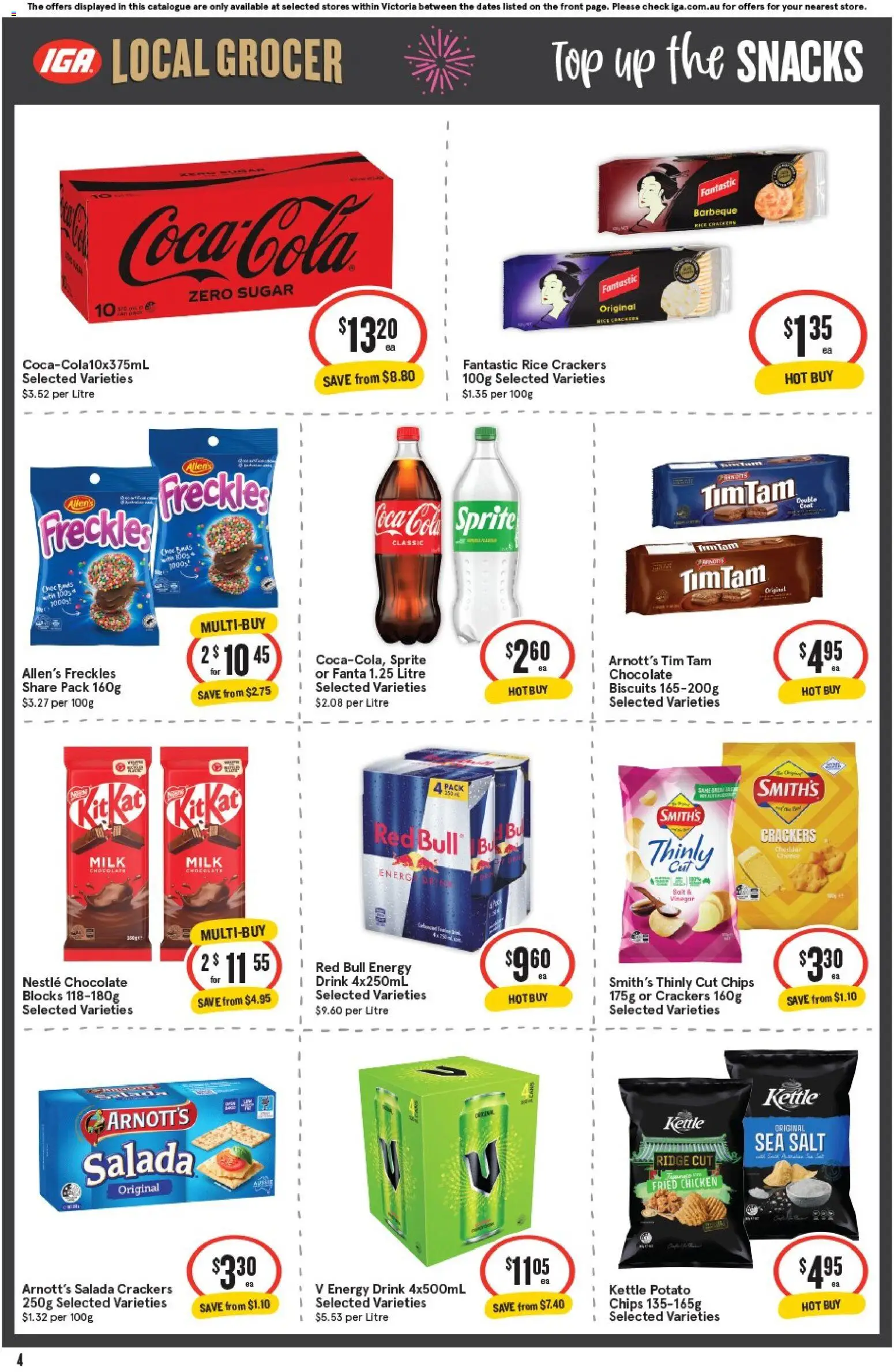 IGA catalogue - valid from 31.12.2025 | Page: 4 | Products: Pizza, Honey, Garlic, Bag