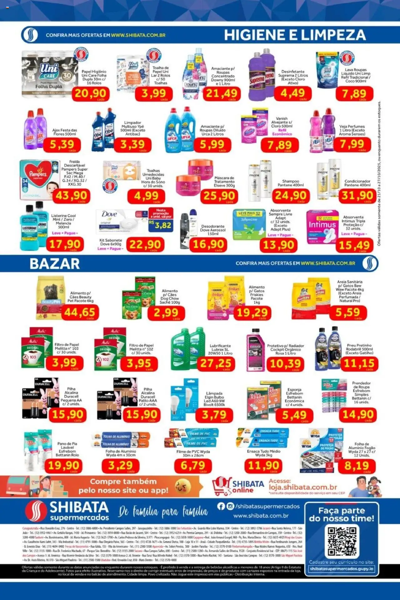 Shibata Folheto - válido de 21.10.2025 | Página: 4 | Produtos: Lâmpada, Pampers, Radiador, Absorvente
