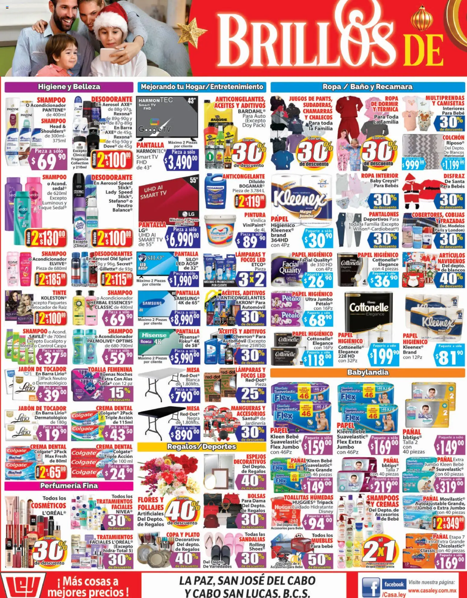 Nuevas ofertas de Casa Ley válidas en toda la República Mexicana desde el 06.12.2025. ¡Encuentra las mejores ofertas en Casa Ley folleto Autoservicio! | Página: 3 | Productos: Crema, Toallitas húmedas, Toalla, Sandalias