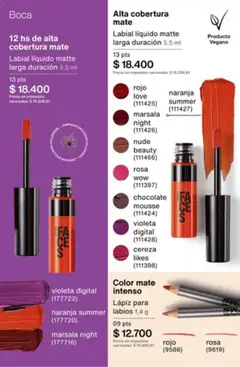 Vista previa Catálogo Natura Ciclo 1/2026 válido desde el 04.12.2025 | Página: 139 | Productos: Mate, Mousse, Chocolate