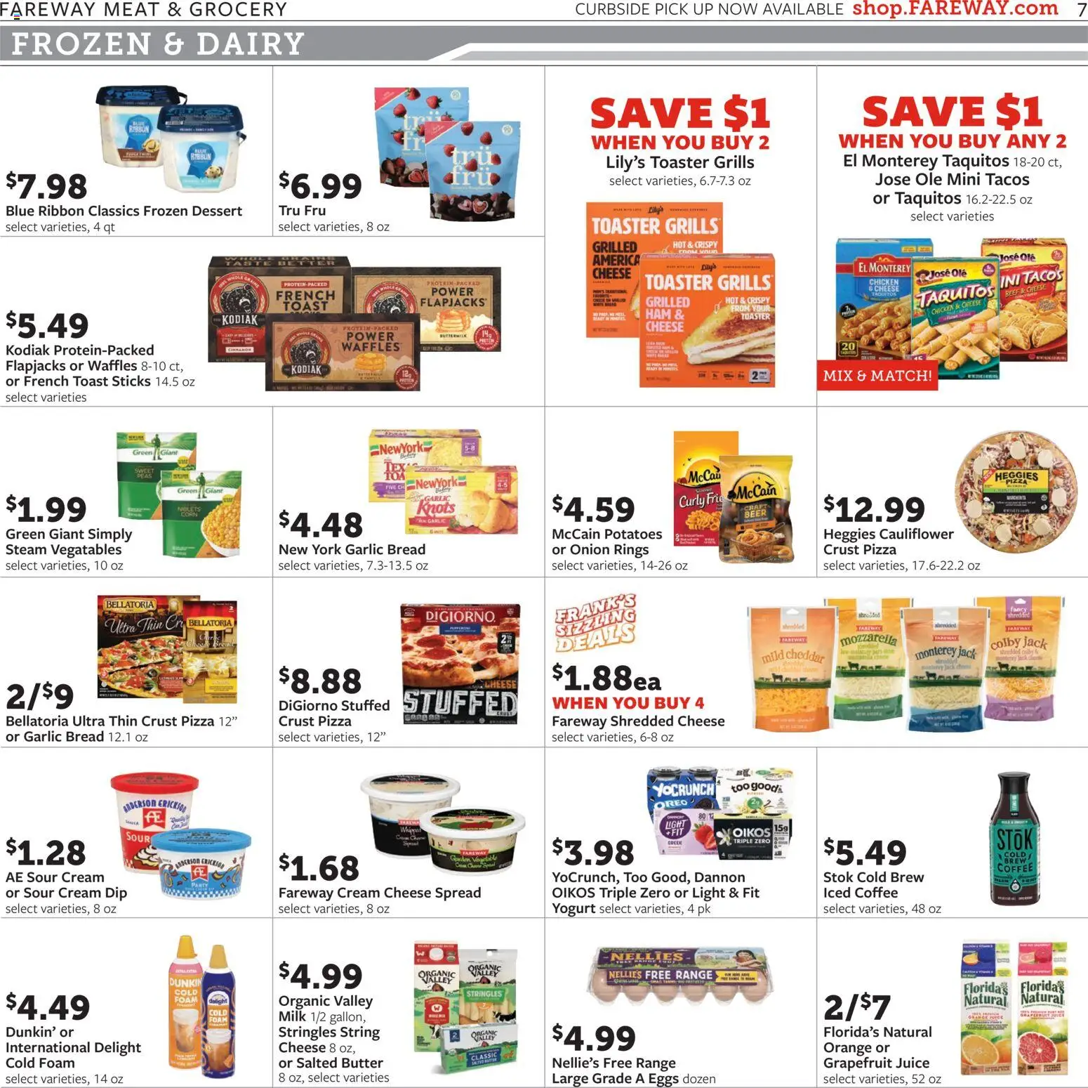 Fareway Weekly Ad - valid from 29.12.2025 | Page: 7 | Products: Coffee, Cream, Grapefruit, Garlic