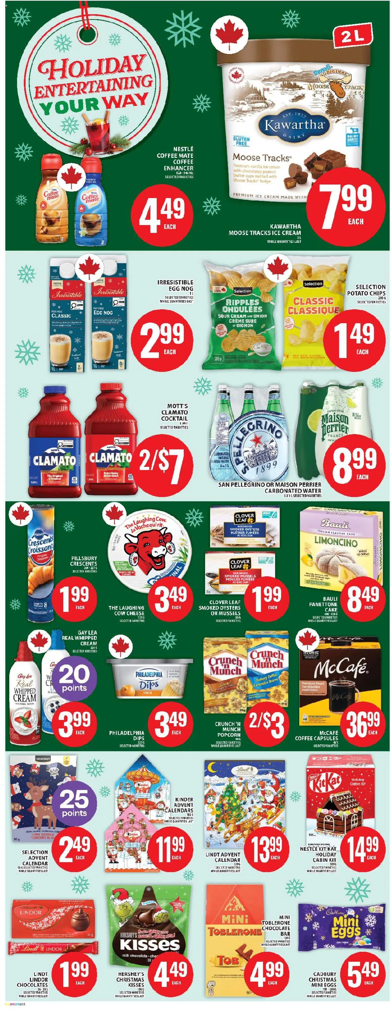 Food Basics flyer valid from 27.11.2025 | Page: 13 | Products: Sour cream, Chips, Butter, Cheese