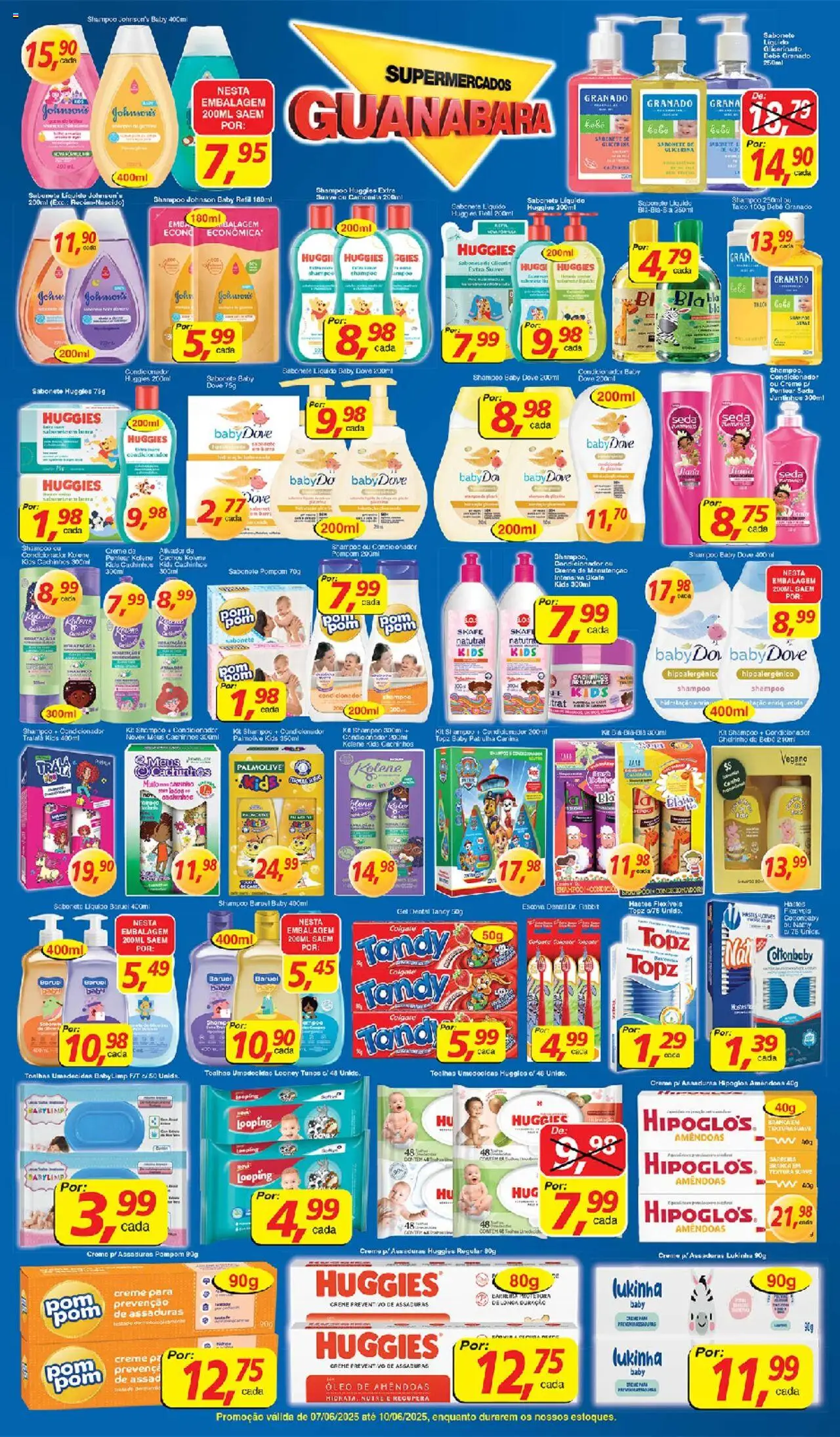 Supermercados Guanabara Folheto - válido de 07.06.2025 | Página: 11 | Produtos: Escova, Óleo, Creme, Sabonete