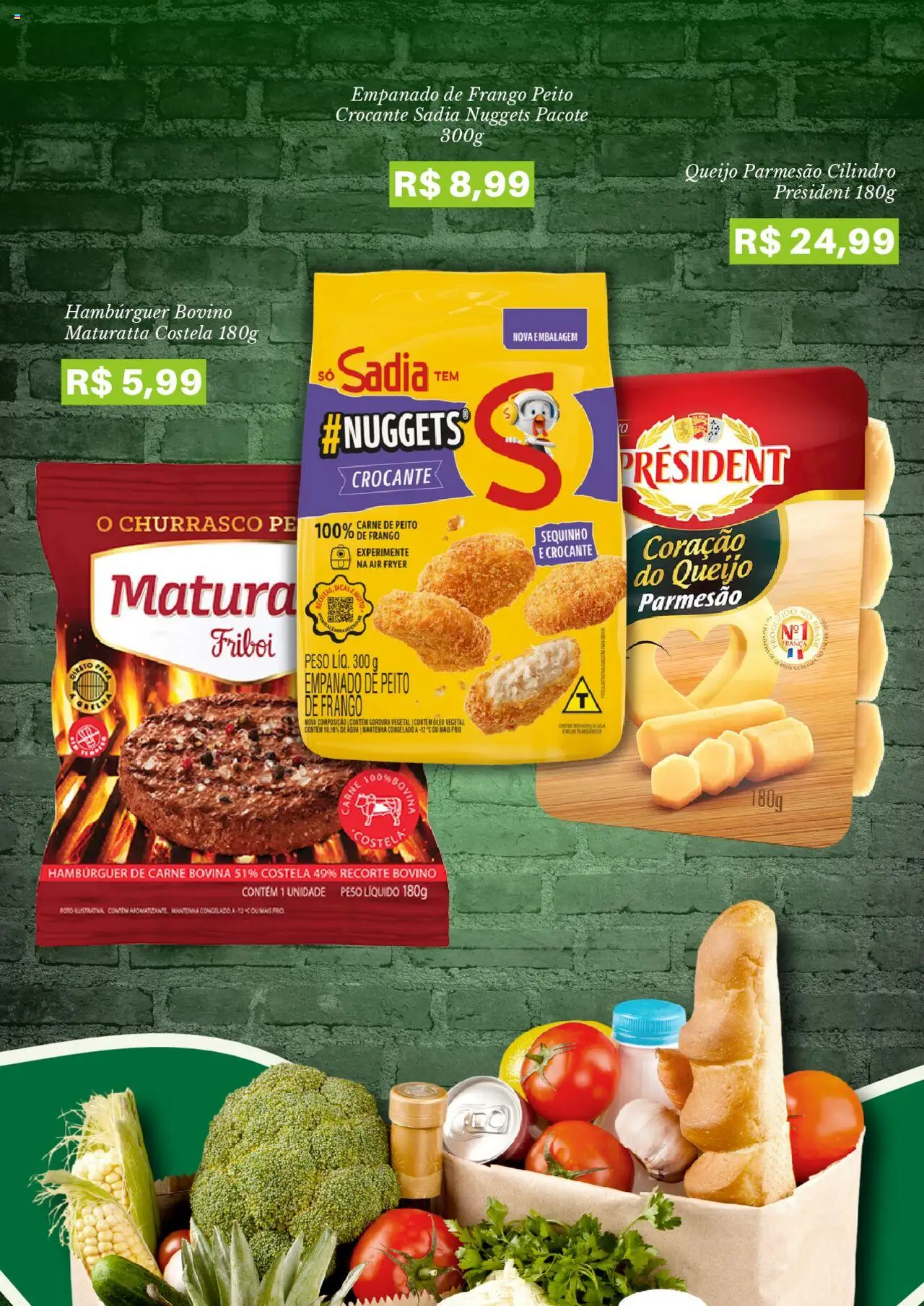 Pão de Açúcar Folheto - válido de 13.10.2025 | Página: 3 | Produtos: Air fryer, Queijo, Hambúrguer, Frango
