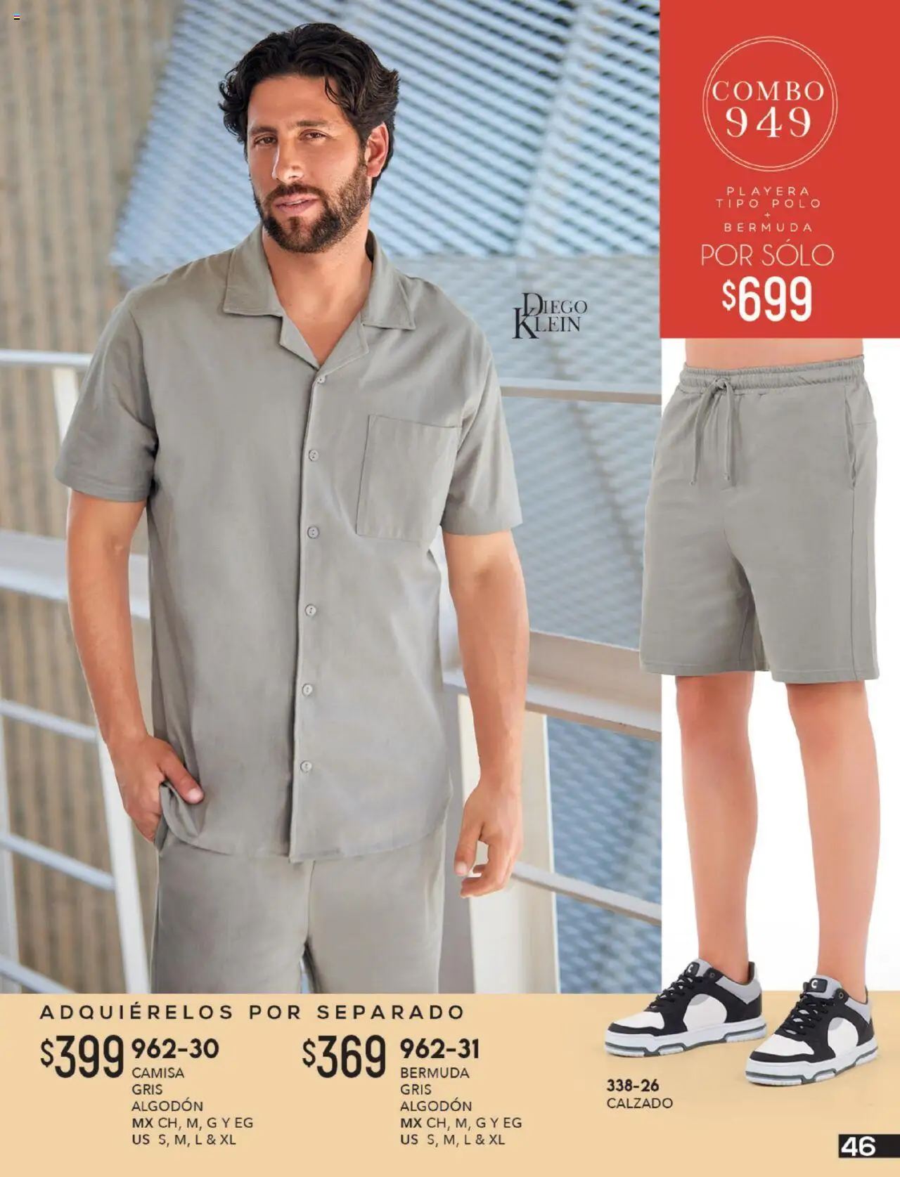 Nuevas ofertas de Cklass válidas en toda la República Mexicana desde el 14.07.2025. ¡Encuentra las mejores ofertas en Cklass catálogo Ropa Caballero! | Página: 47 | Productos: Camisa, Algodón, Playera, Bermuda