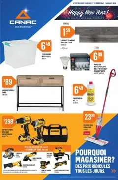 Preview of Canac weekly flyer from shop Canac valid from 01.01.2026