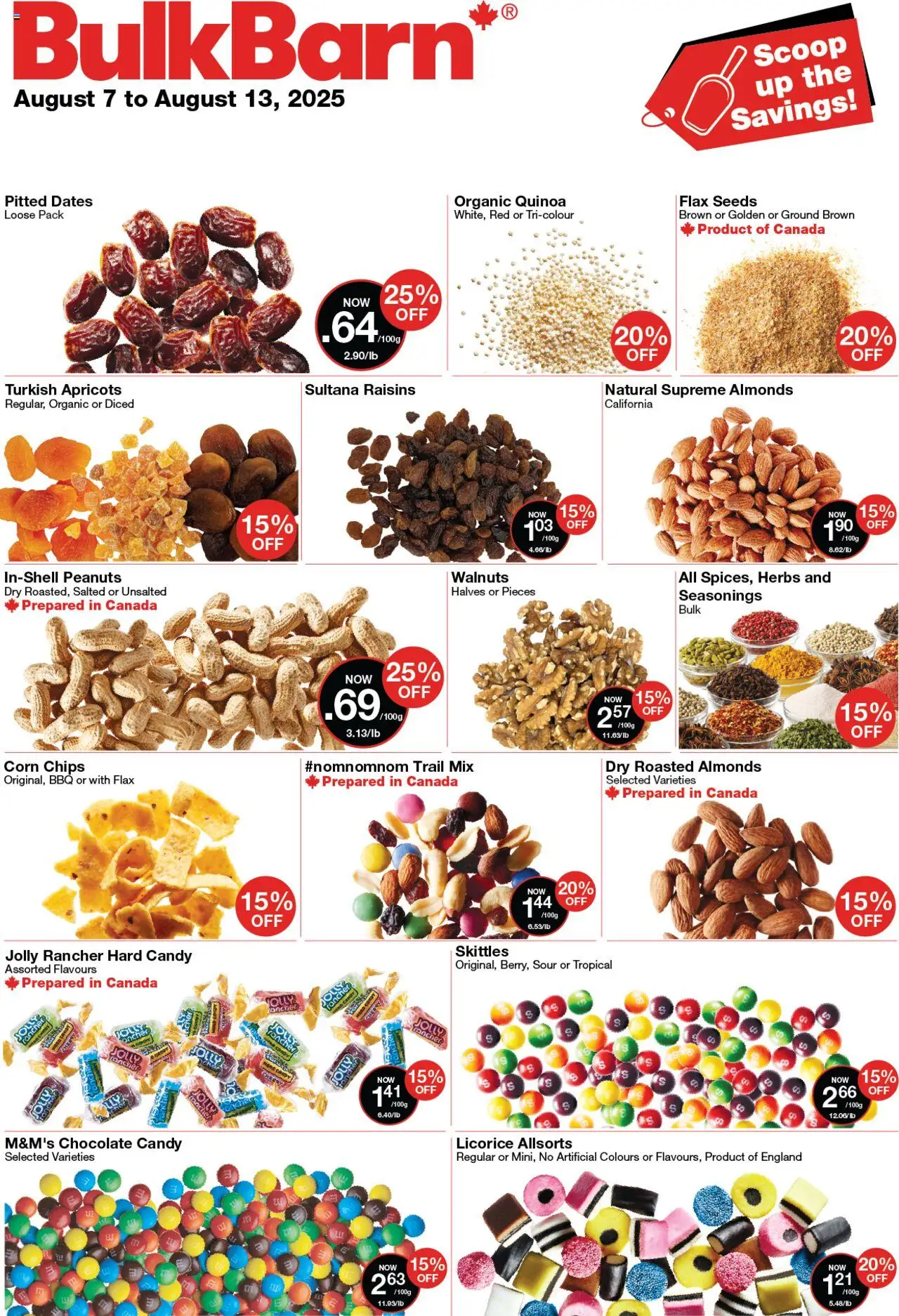 Bulk Barn flyer valid from 07.08.2025 | Page: 1