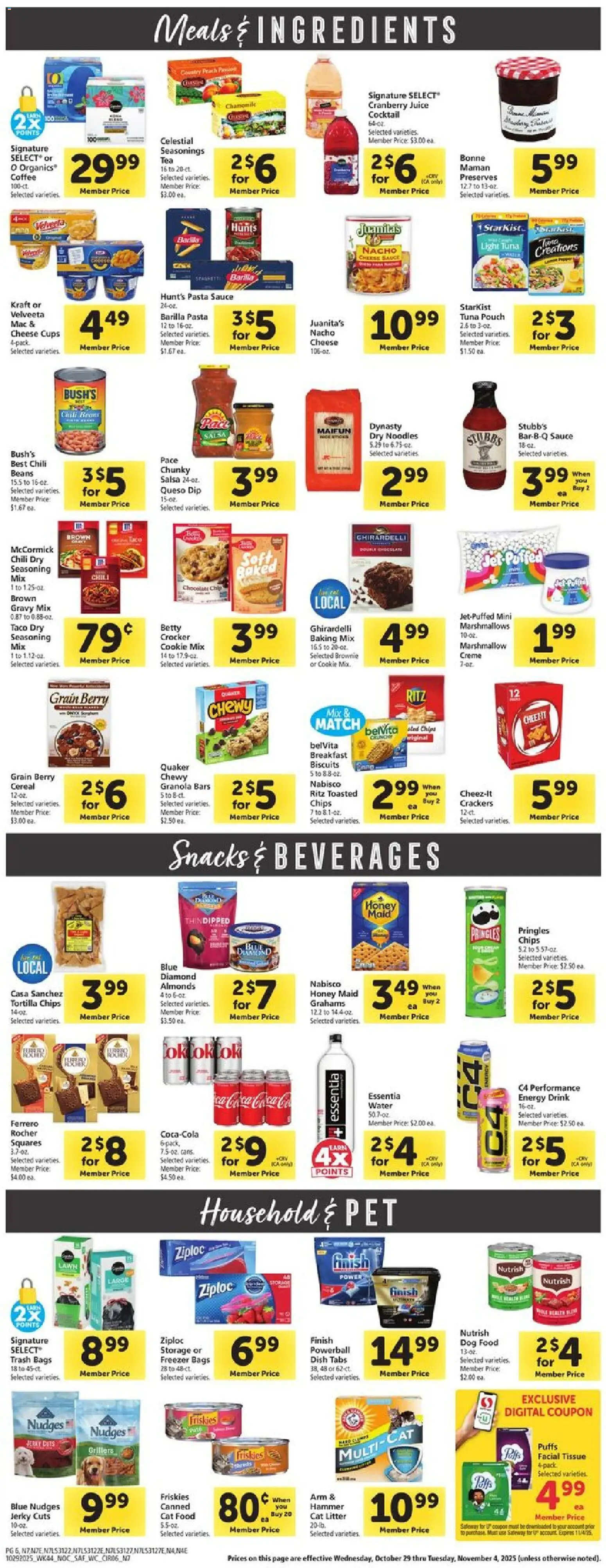 Safeway Weekly Ad - valid from 29.10.2025 | Page: 6