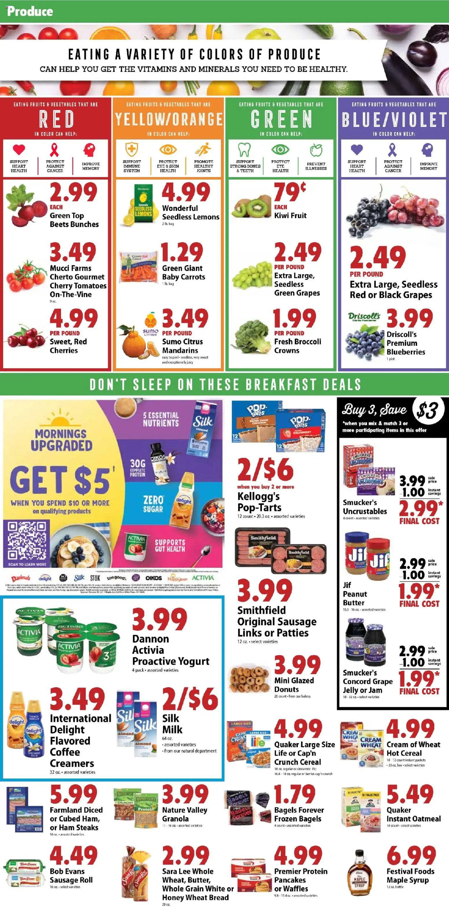 Festival Foods Weekly Ad - valid from 14.01.2026 | Page: 2 | Products: Box, Bread, Coffee, Ham