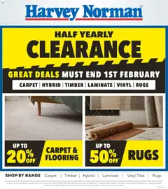 Preview of Harvey Norman Flooring Clearance Catalogue - valid from 24.12.2025