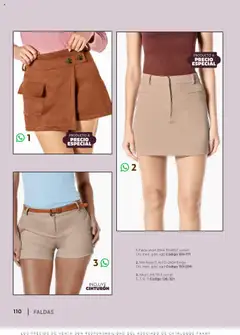 Vista previa de SC Pakar Catálogo Ropa y Accesorios, nuevo folleto de la tienda, válido en México a partir del 24.07.2025 | Página: 110 | Productos: Faldas, Cinturón, Falda, Short