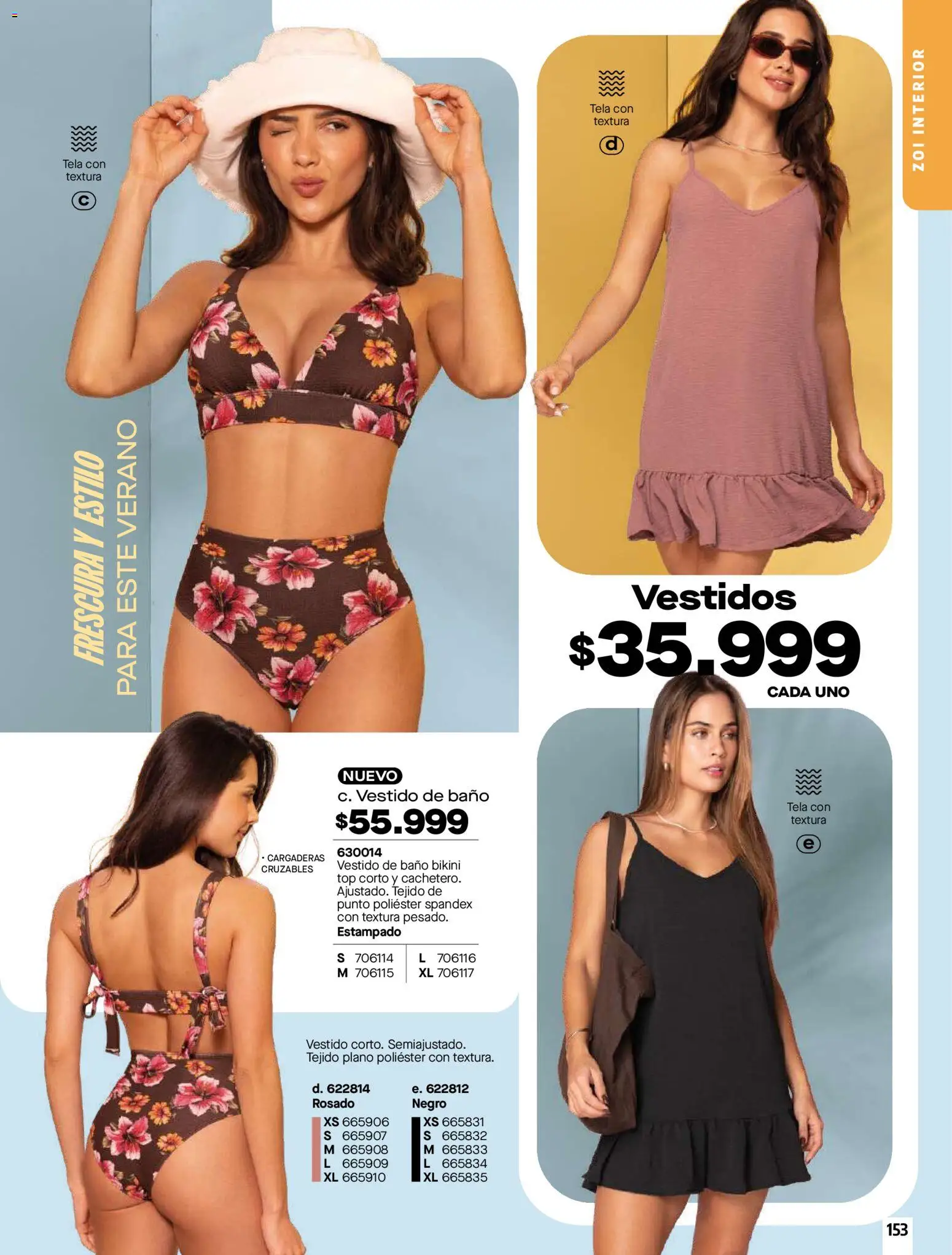 Carmel revista - valida desde el 01.05.2026 | Página: 157 | Productos: Baño, Top, Vestido, Vestido de baño