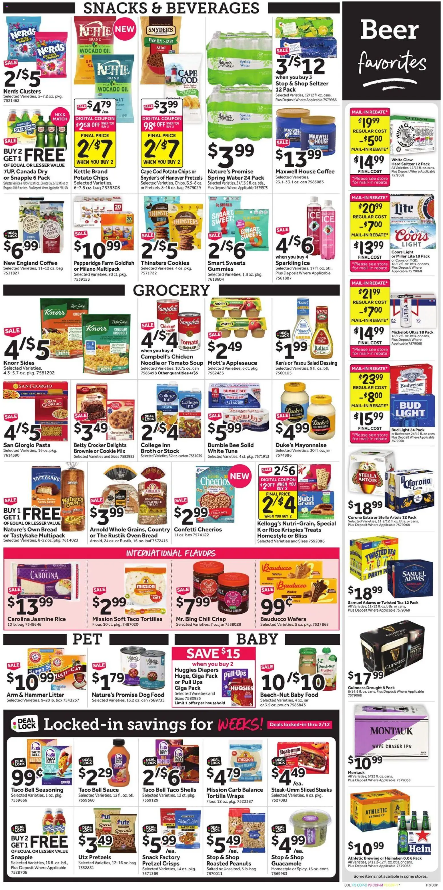 Stop & Shop Weekly Ad - valid from 23.01.2026 | Page: 5 | Products: Box, Chocolate, Chocolate Chip, Kettle