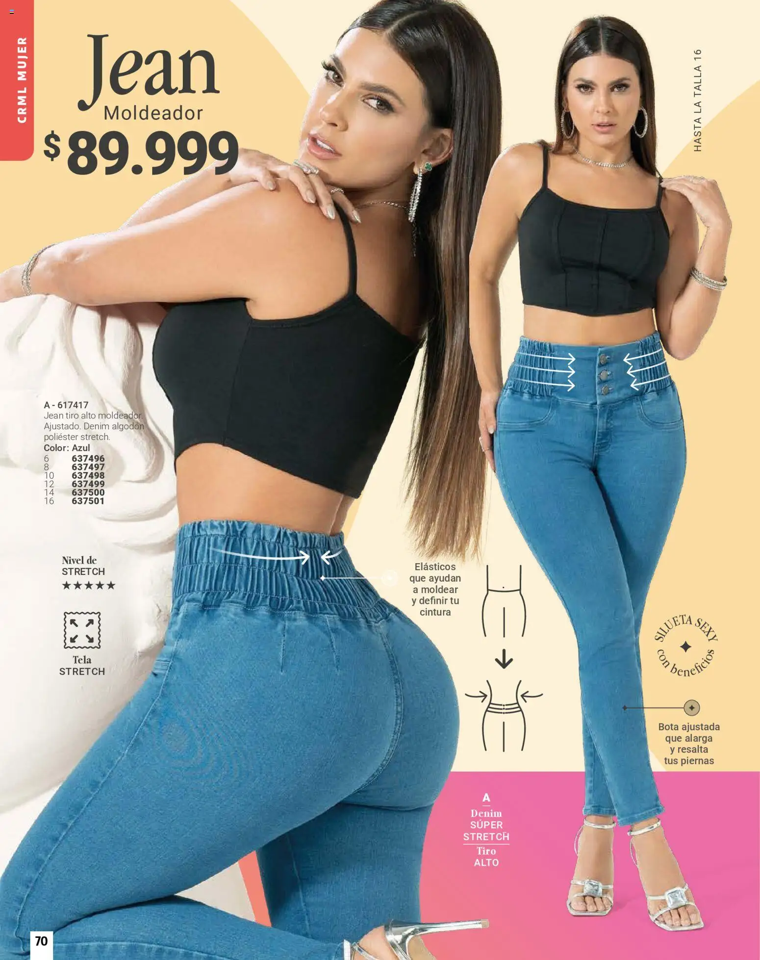 Carmel revista - valida desde el 01.01.2026 | Página: 70 | Productos: Algodón, Jean