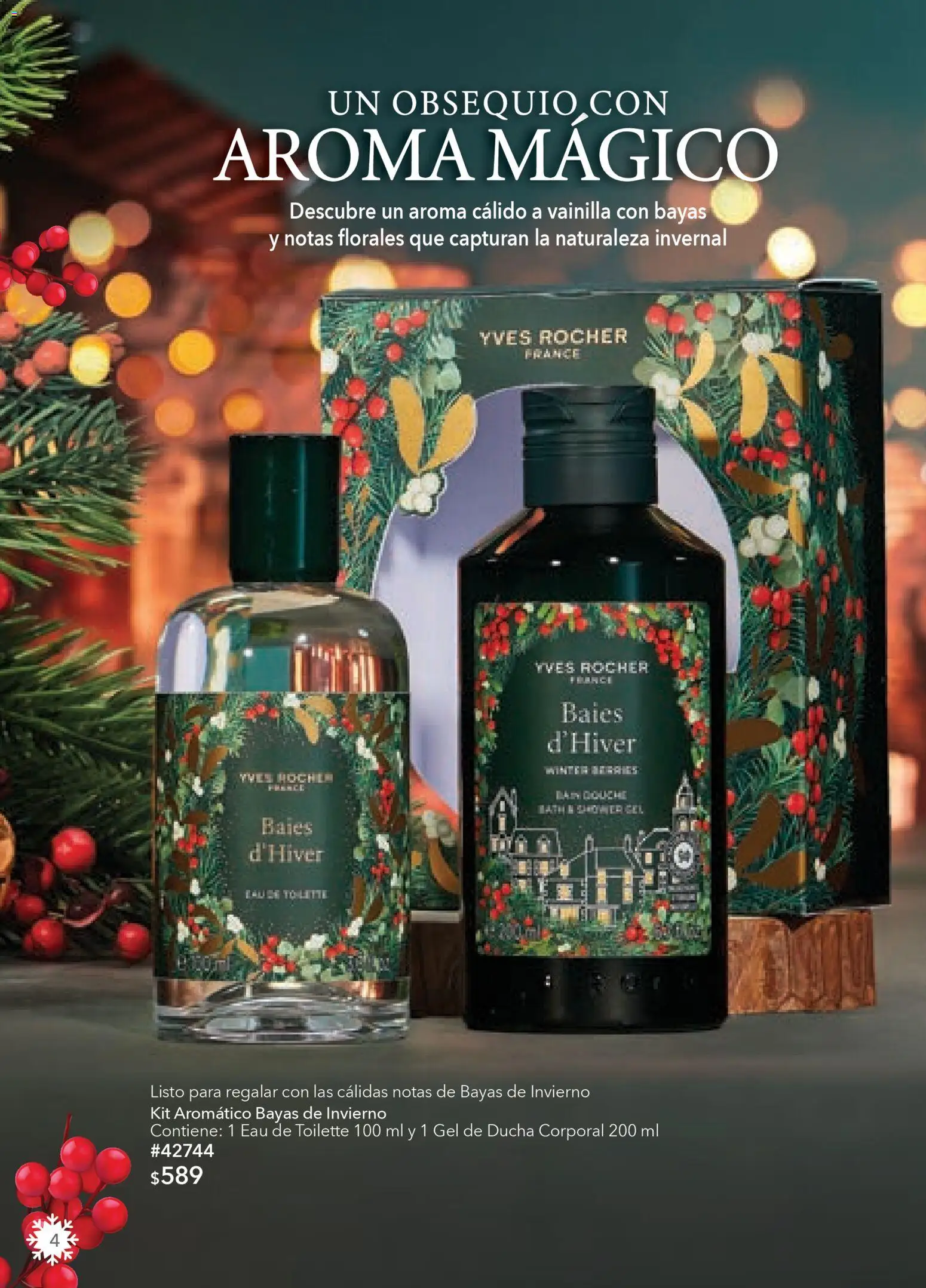 Nuevas ofertas de Yves Rocher válidas en toda la República Mexicana desde el 19.11.2025. ¡Encuentra las mejores ofertas en Yves Rocher campaña 16 2025! | Página: 4 | Productos: Eau de toilette, Gel de ducha